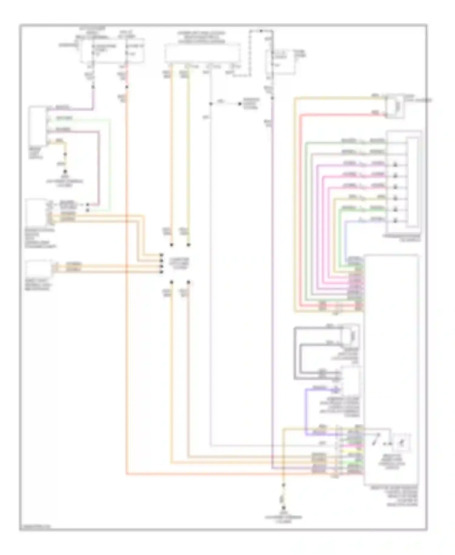 Eos Volkswagen I (2006-2011): Shift interlock circuit