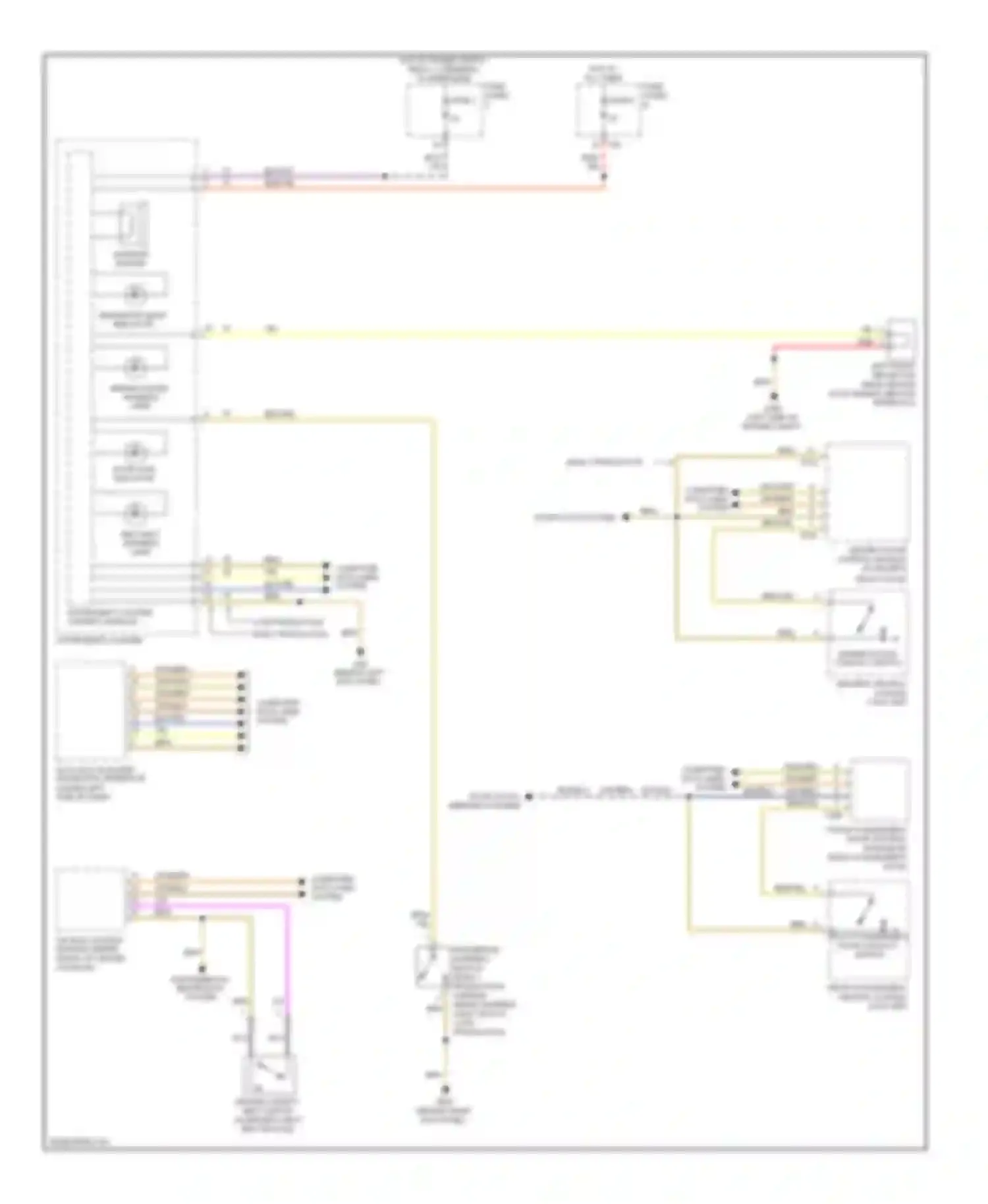 Eos Volkswagen I (2006-2011): Buzzer circuit