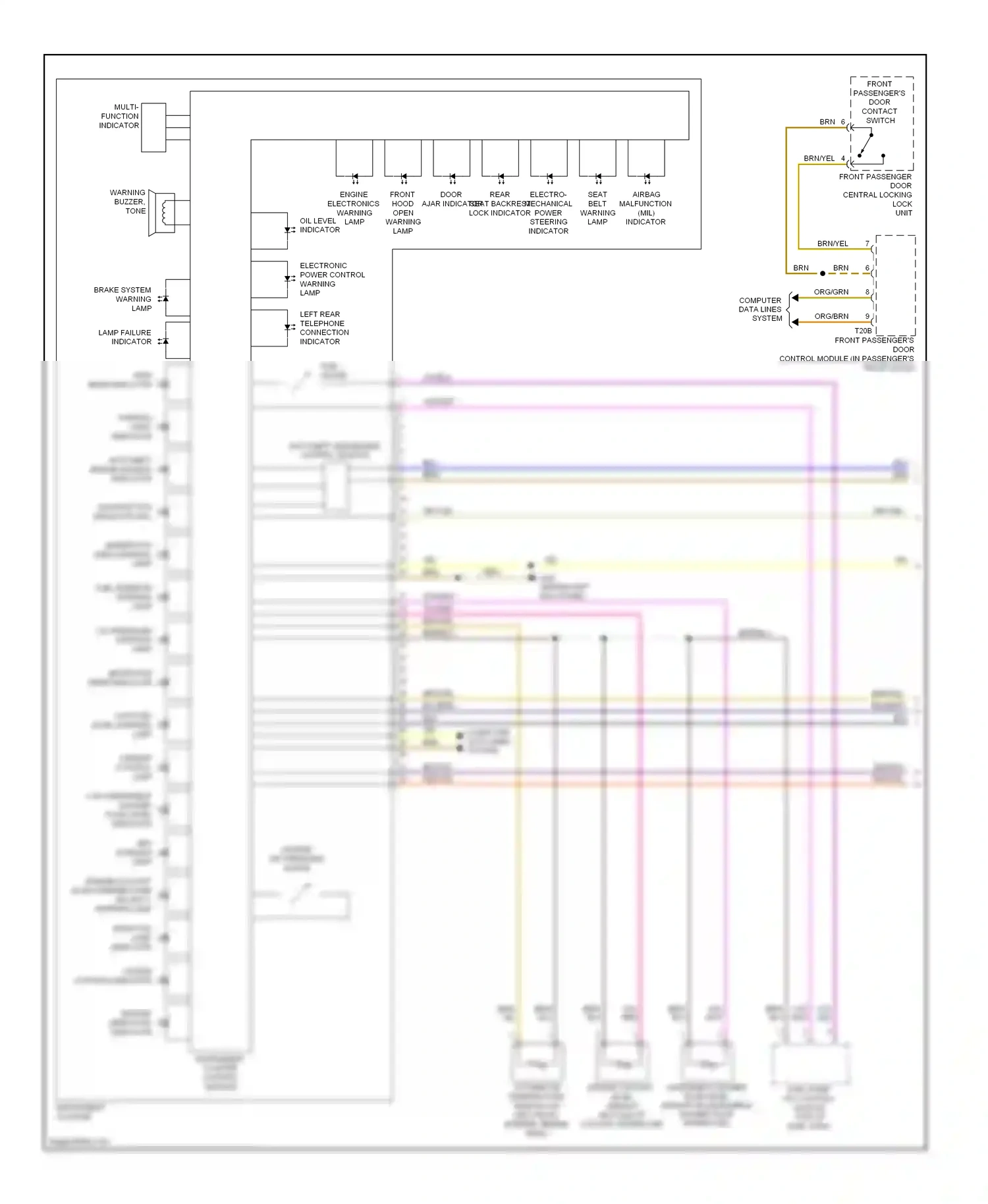 Volkswagen Eos I (2006-2011) blu wiring diagram  (29 of 66)