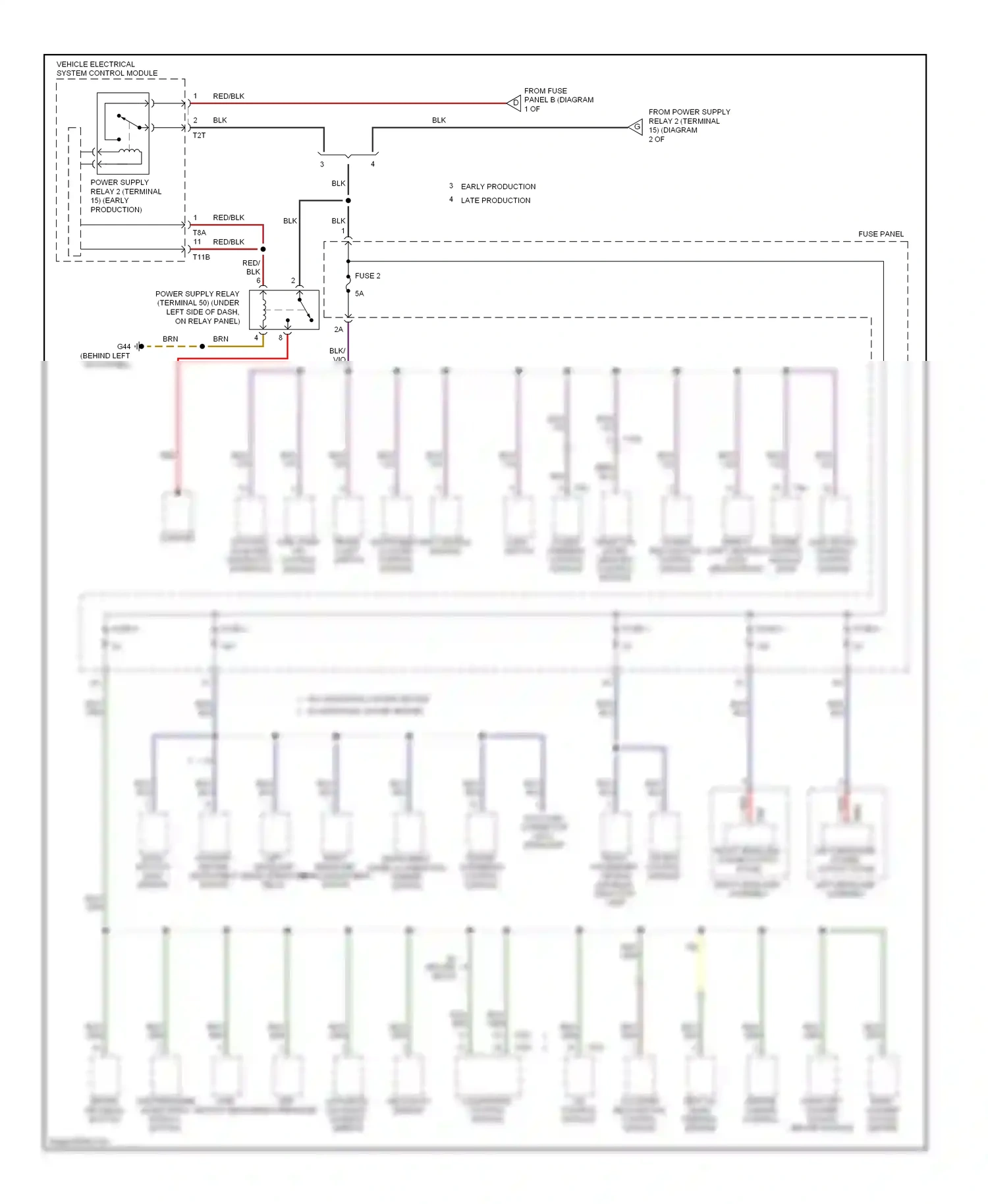 Volkswagen Eos I (2006-2011) brn wiring diagram  (57 of 95)