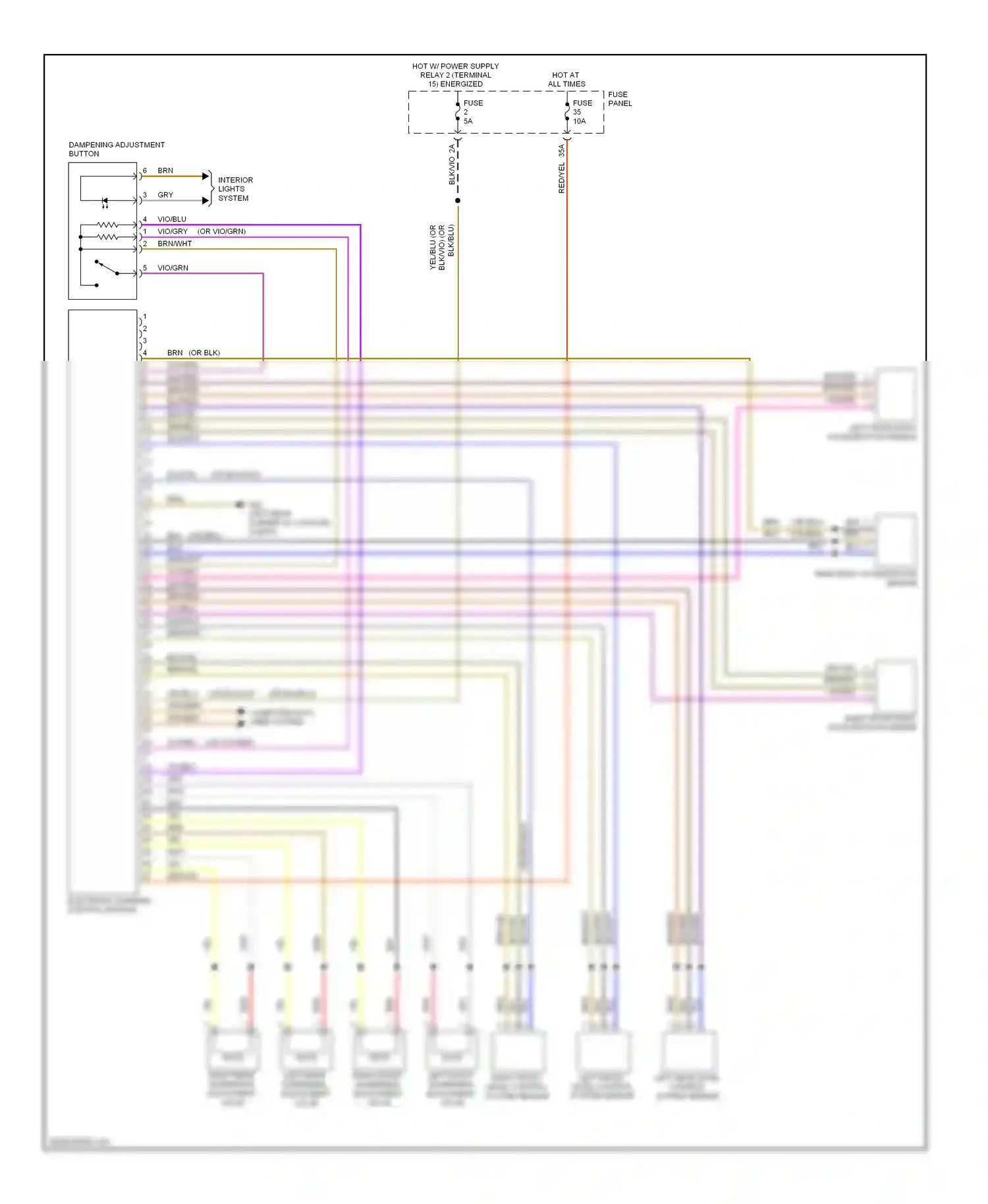 Volkswagen Eos I (2006-2011) brn/red wiring diagram  (2 of 25)
