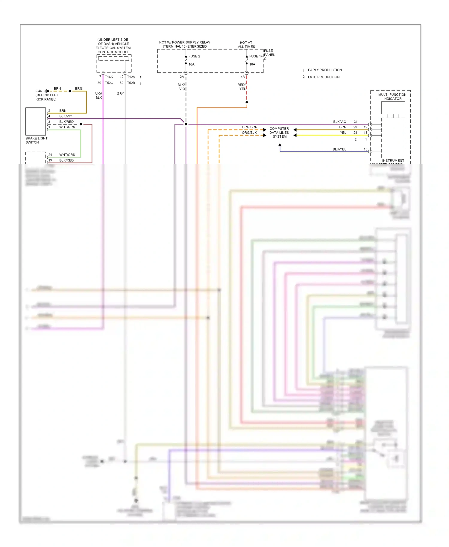 Volkswagen Eos I (2006-2011) org/blk wiring diagram  (23 of 24)