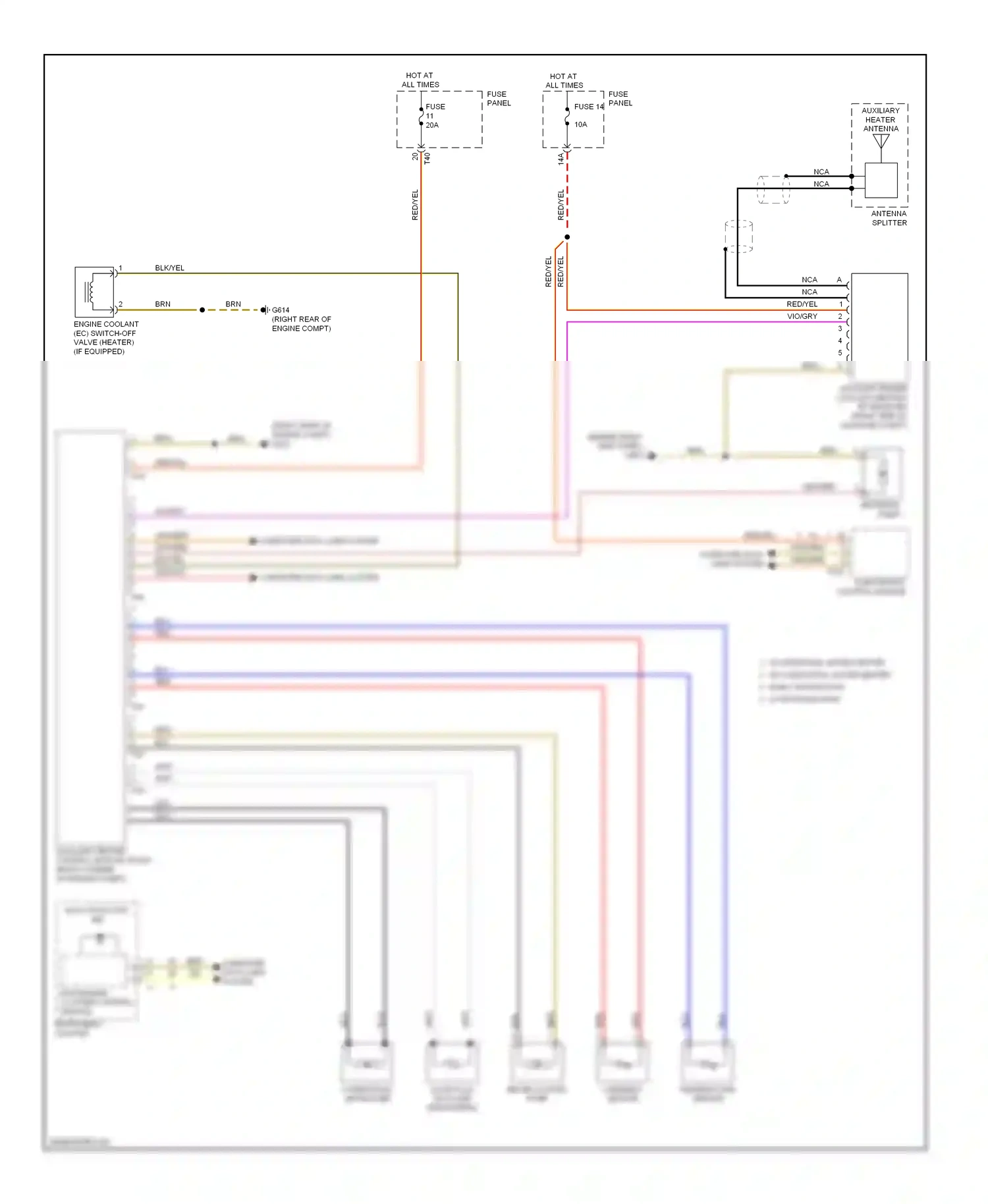 Volkswagen Eos I (2006-2011) red wiring diagram  (4 of 65)