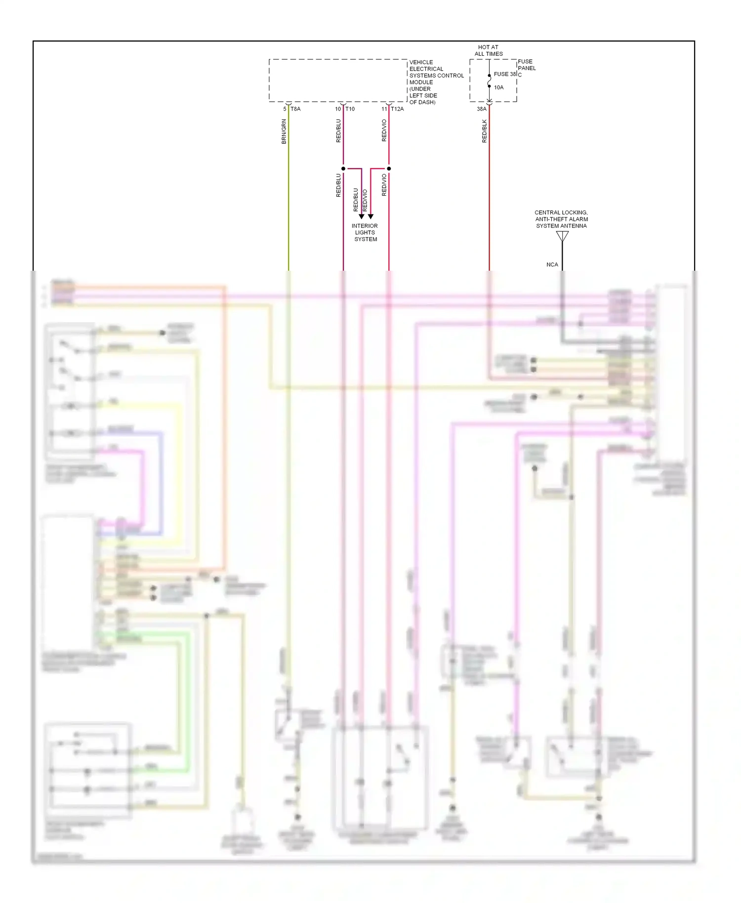 Volkswagen Eos I (2006-2011) vio/gry wiring diagram  (2 of 13)