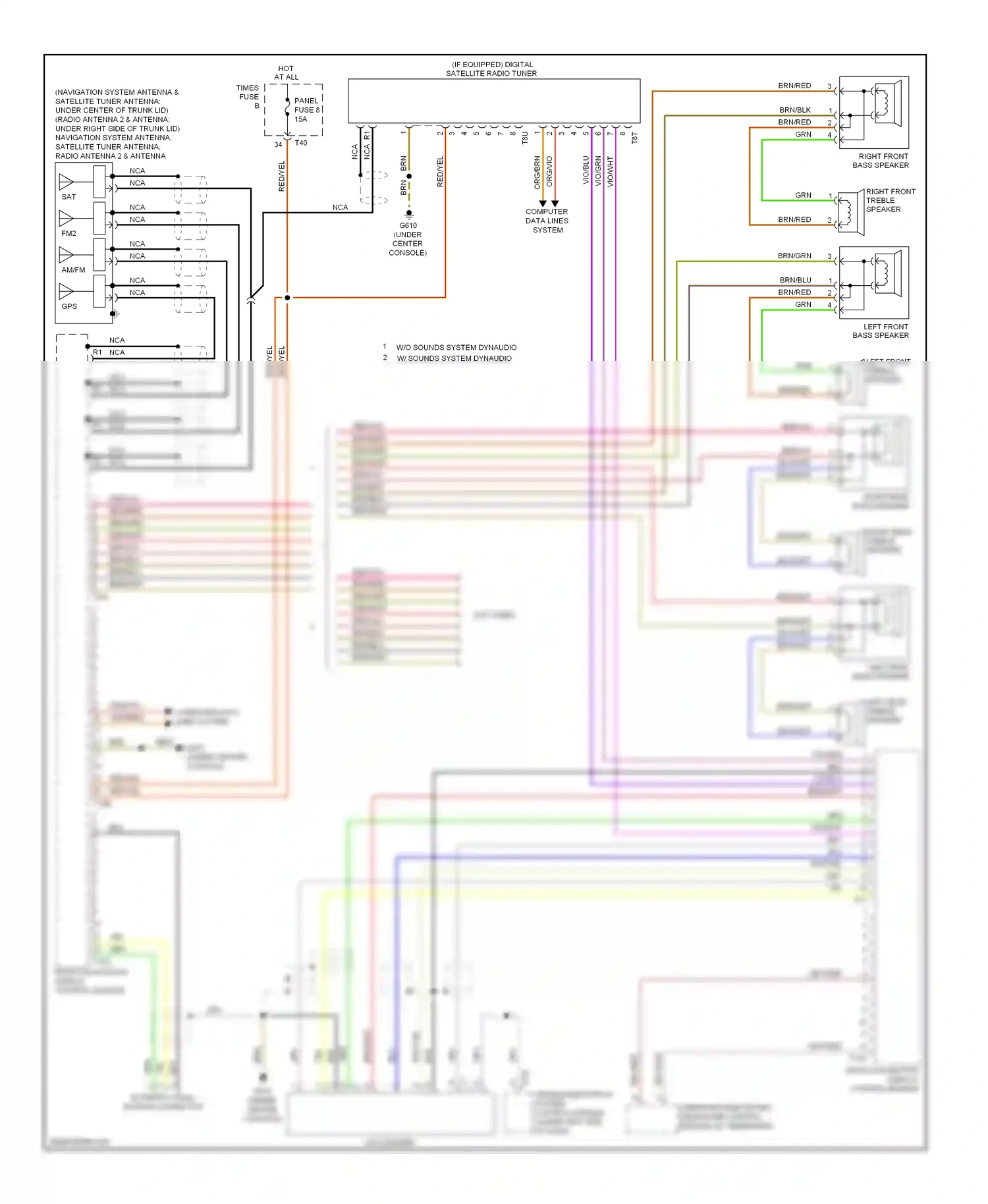 Volkswagen Eos I (2006-2011) yel wiring diagram  (64 of 82)
