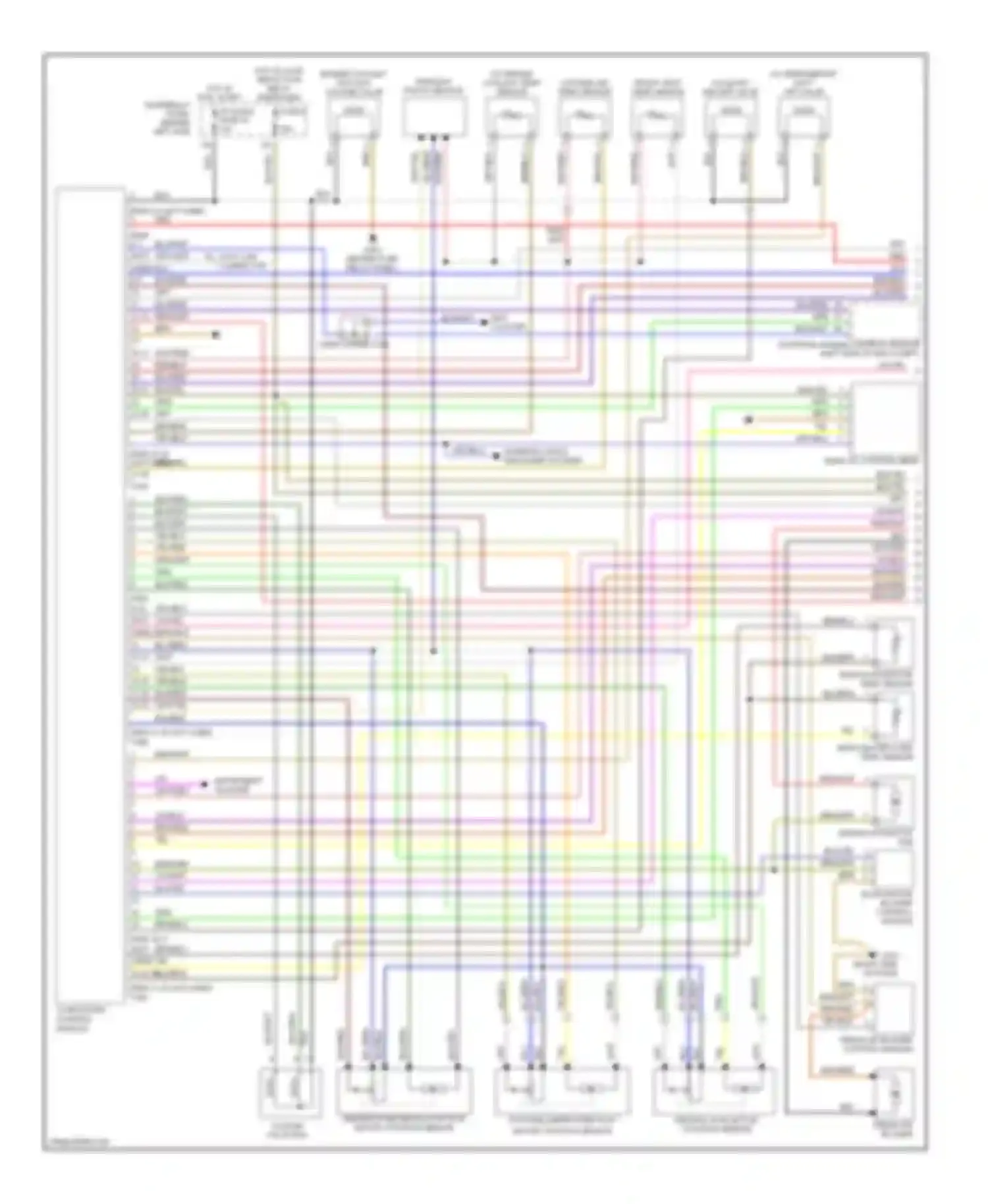EuroVan Volkswagen T4 facelift (1997-2003): Automatic a/c circuit (1 of 2)