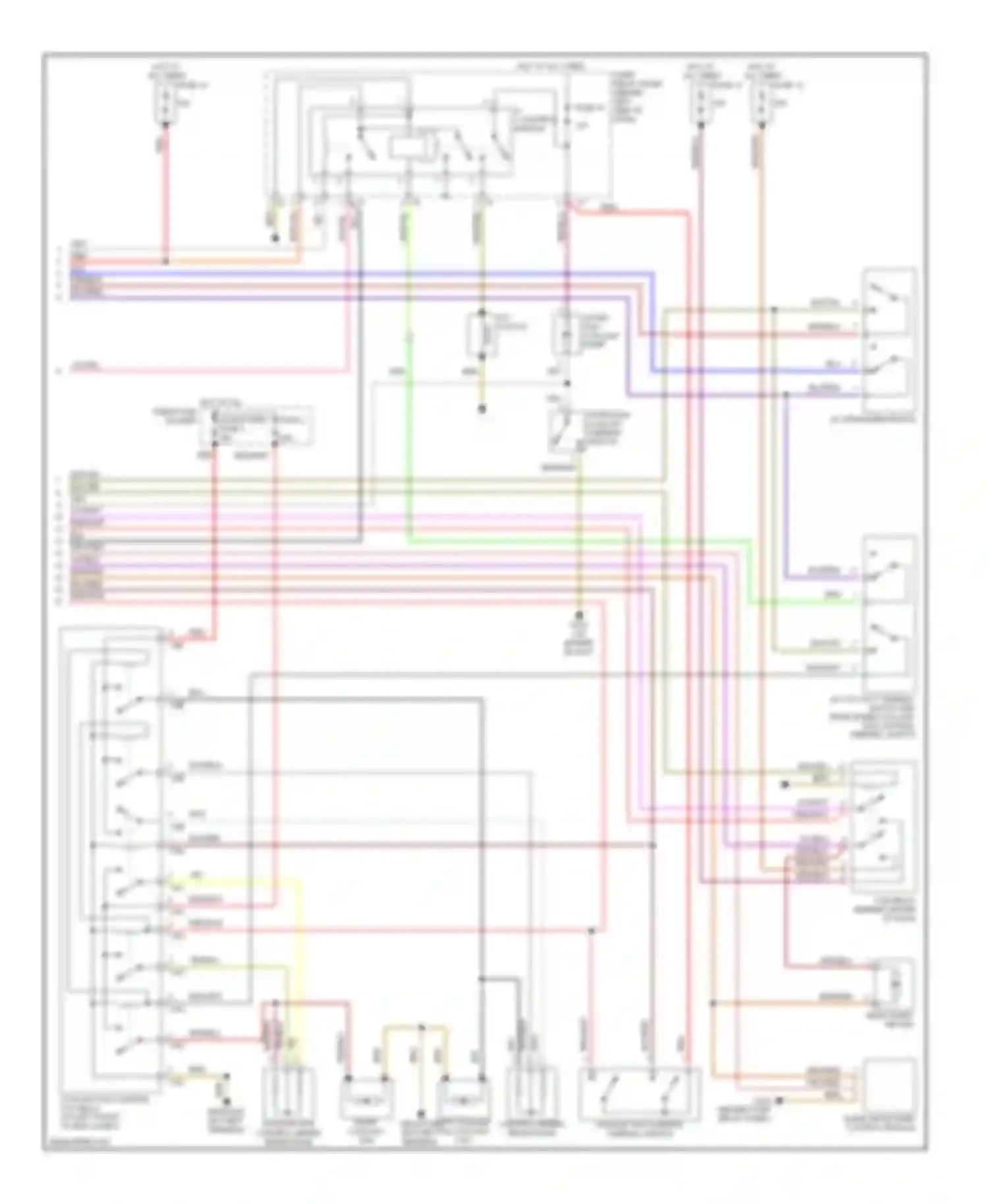 EuroVan Volkswagen T4 facelift (1997-2003): Automatic a/c circuit (2 of 2)