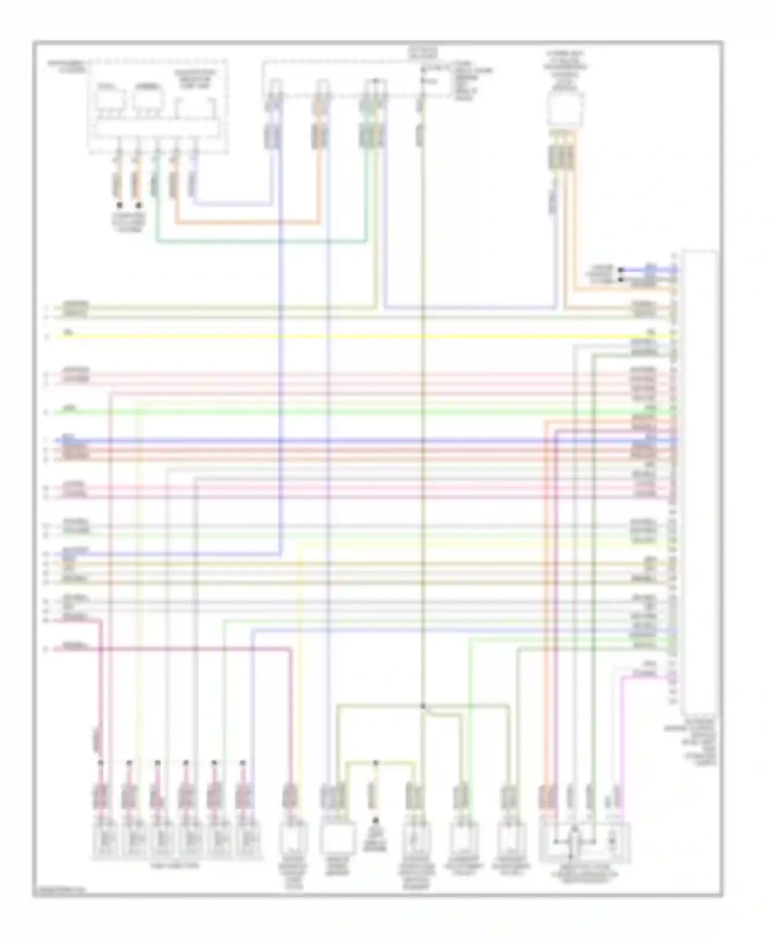 Wiring diagram computer data lines system for Volkswagen EuroVan T4 facelift (1997-2003) (4 of 4)