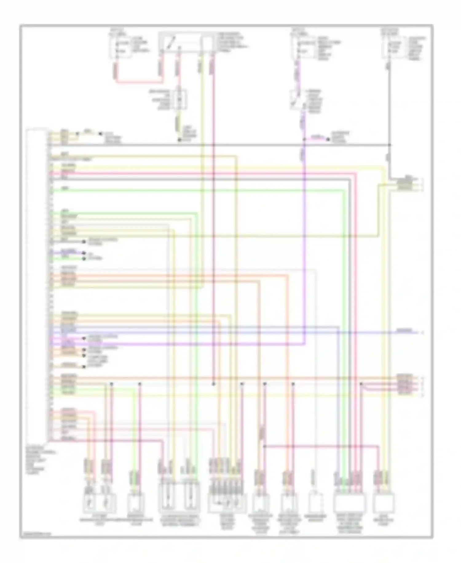Wiring diagram leak detection pump for Volkswagen EuroVan T4 facelift (1997-2003) (1 of 1)