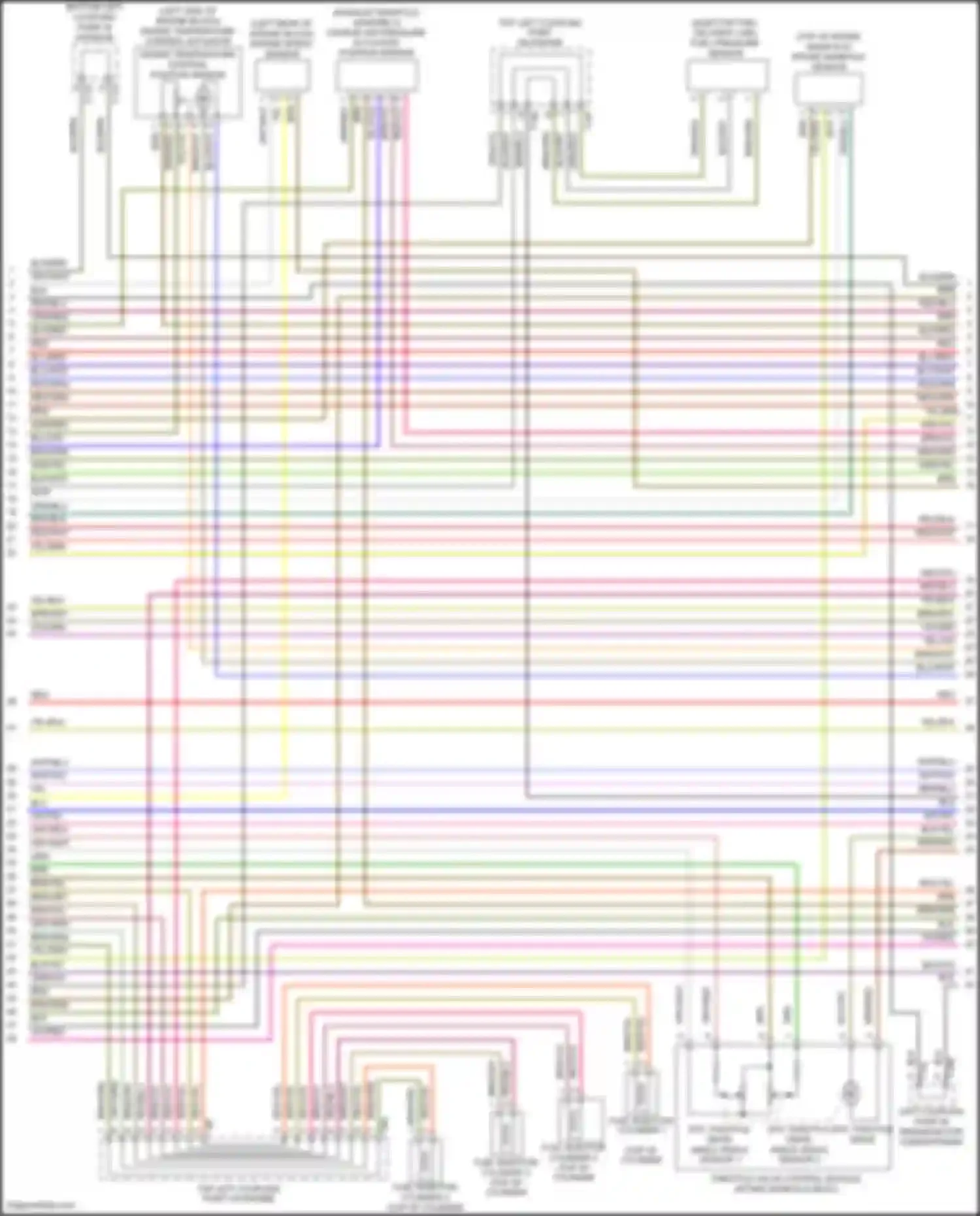 Golf GTI Volkswagen VII facelift (2017-2020): Wiring diagram engine performance 2.0l turbo, engine controls circuit (5 of 9)