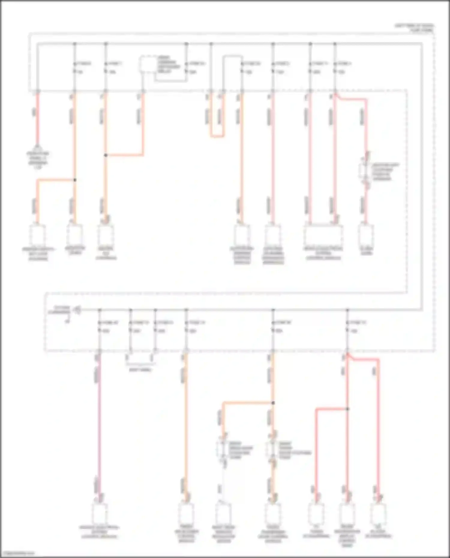 Golf GTI Volkswagen VII facelift (2017-2020): Power distribution circuit (2 of 5)