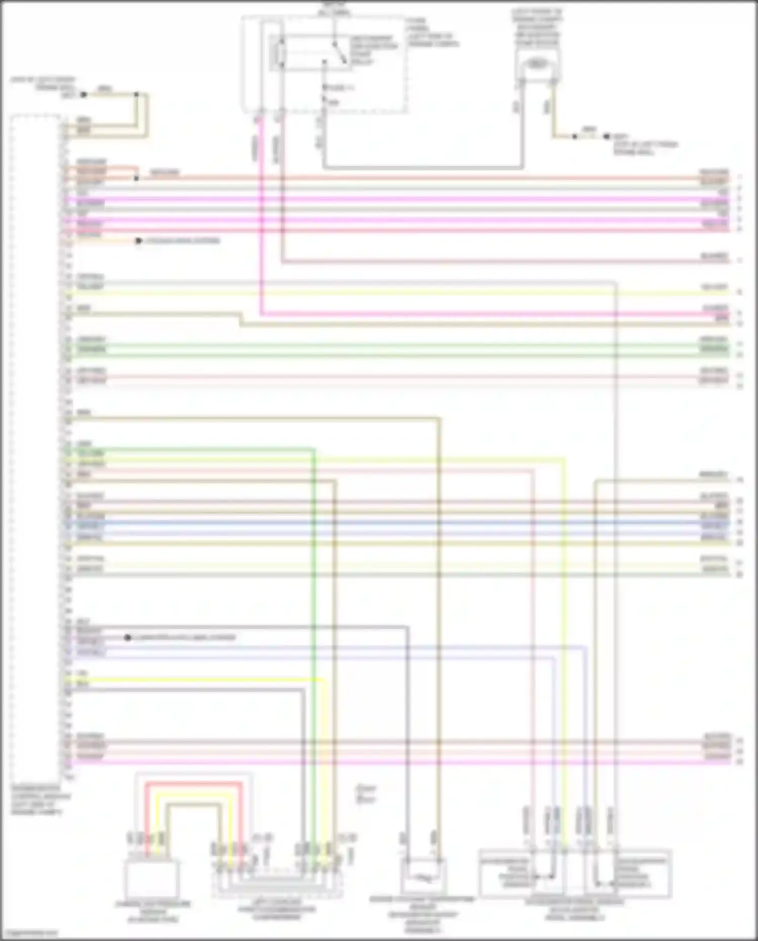 Wiring diagram accelerator pedal position sensor for Volkswagen Golf GTI VII facelift (2017-2020) (2 of 2)