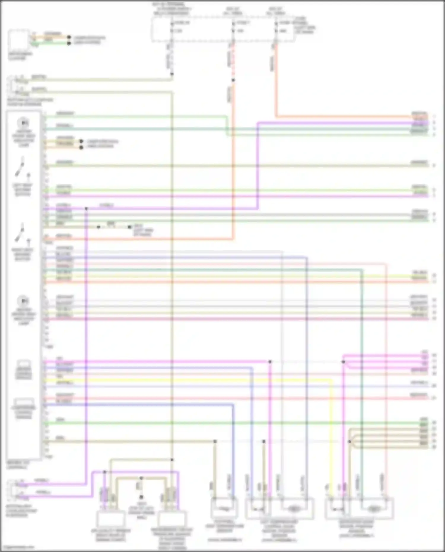 Wiring diagram computer data lines system for Volkswagen Golf GTI VII facelift (2017-2020) (81 of 86)