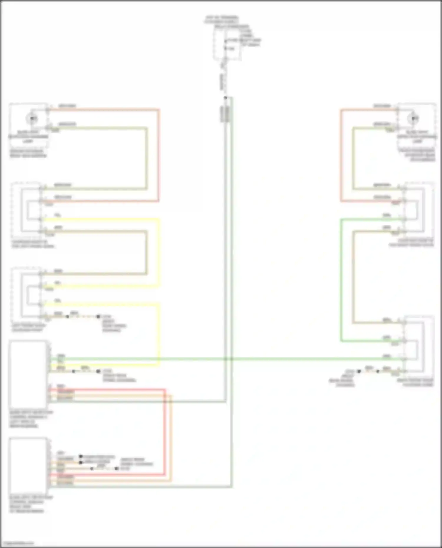 Wiring diagram computer data lines system for Volkswagen Golf GTI VII facelift (2017-2020) (51 of 86)