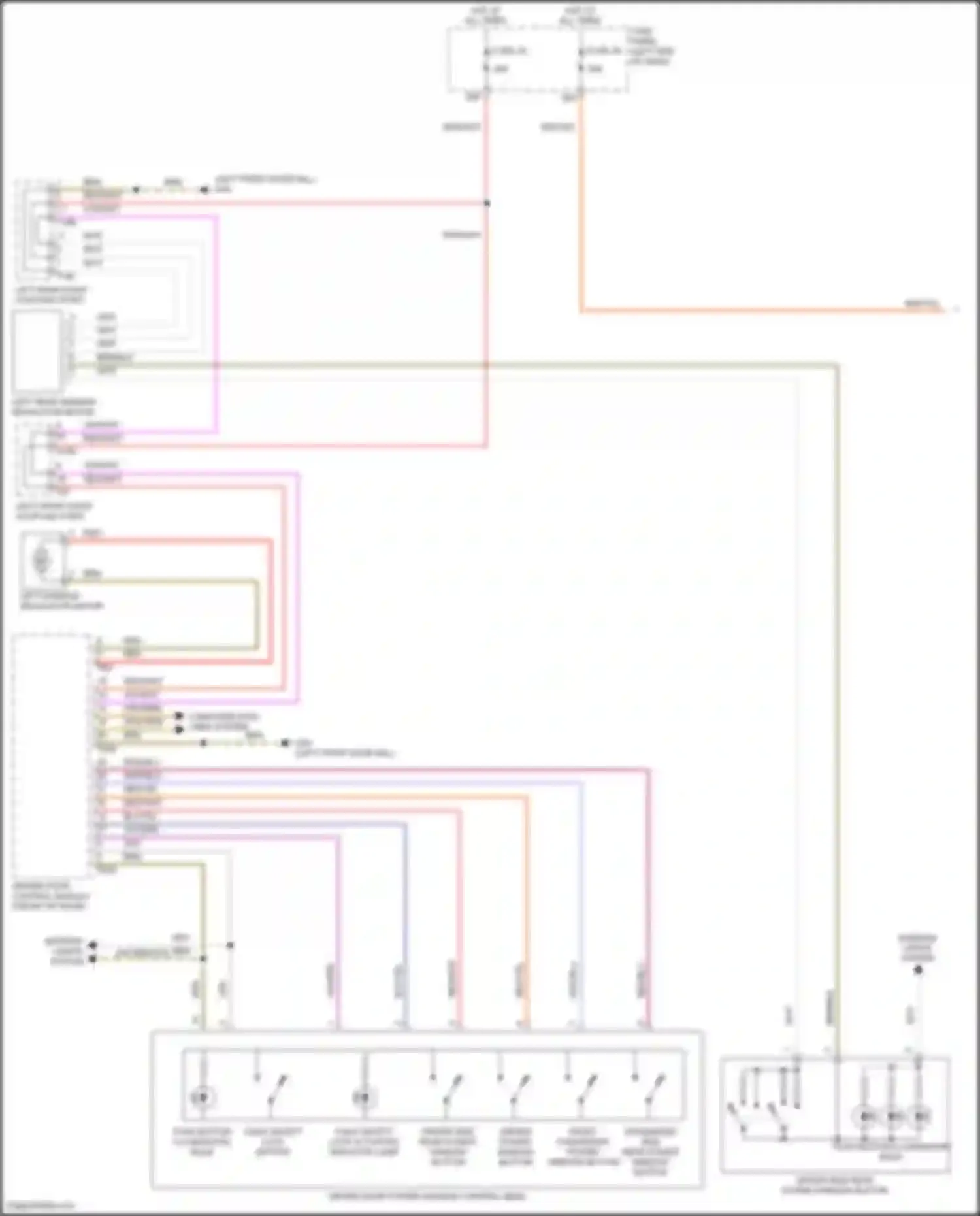 Wiring diagram computer data lines system for Volkswagen Golf GTI VII facelift (2017-2020) (38 of 86)