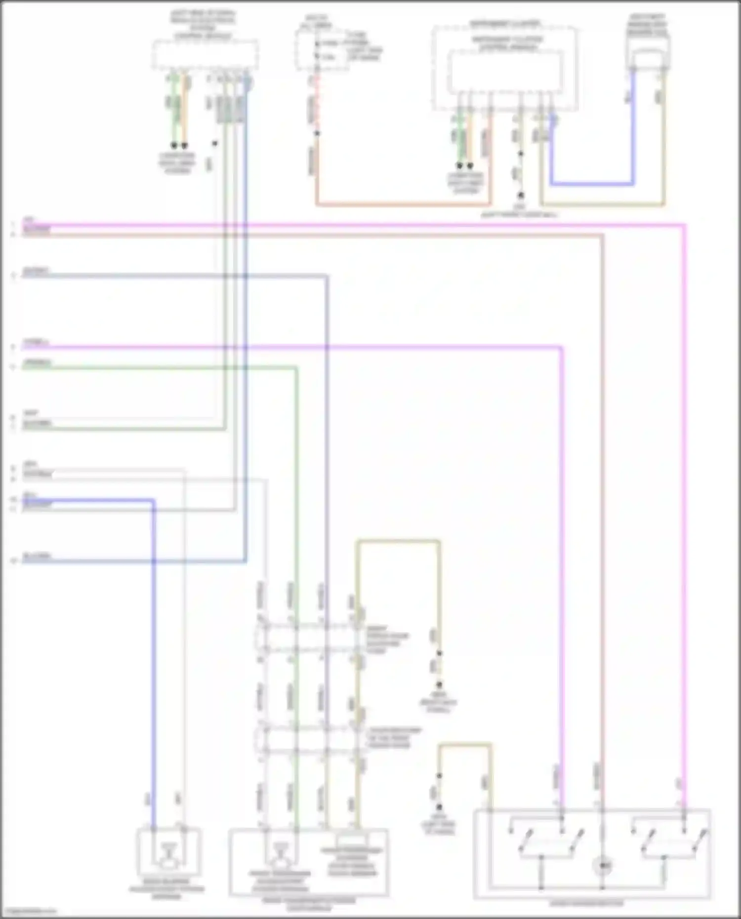 Wiring diagram computer data lines system for Volkswagen Golf GTI VII facelift (2017-2020) (22 of 86)