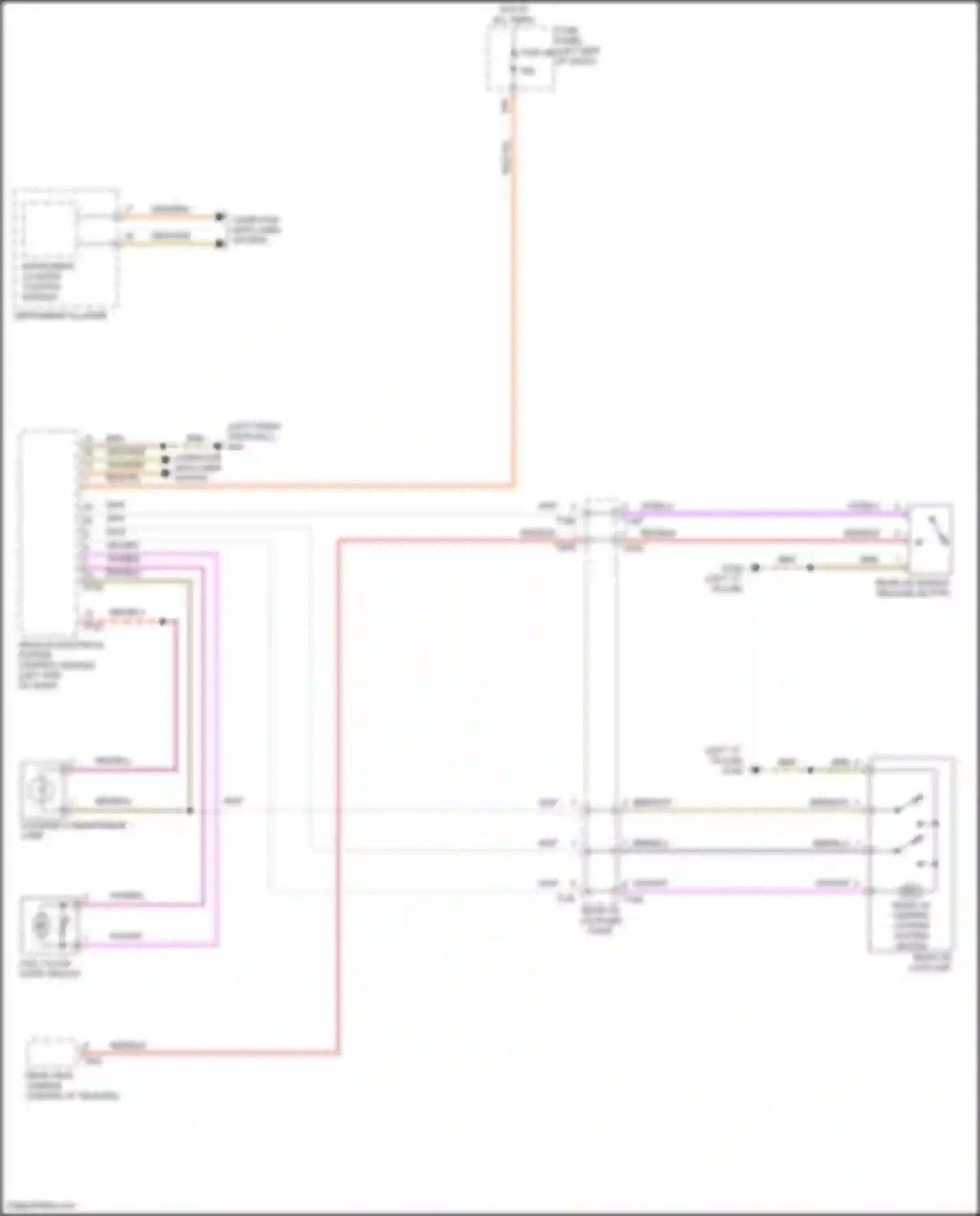 Wiring diagram computer data lines system for Volkswagen Golf GTI VII facelift (2017-2020) (50 of 86)