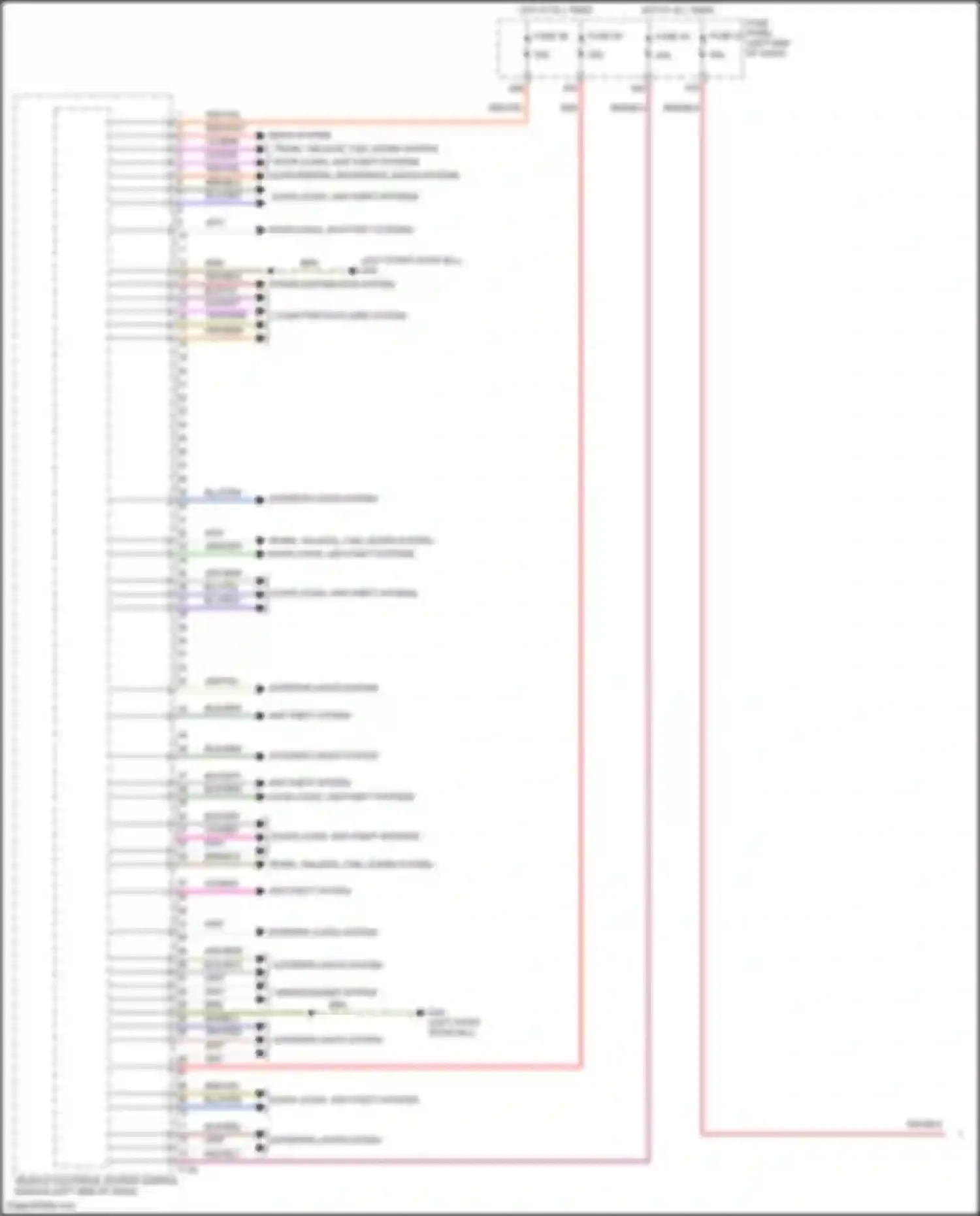 Wiring diagram computer data lines system for Volkswagen Golf GTI VII facelift (2017-2020) (19 of 86)