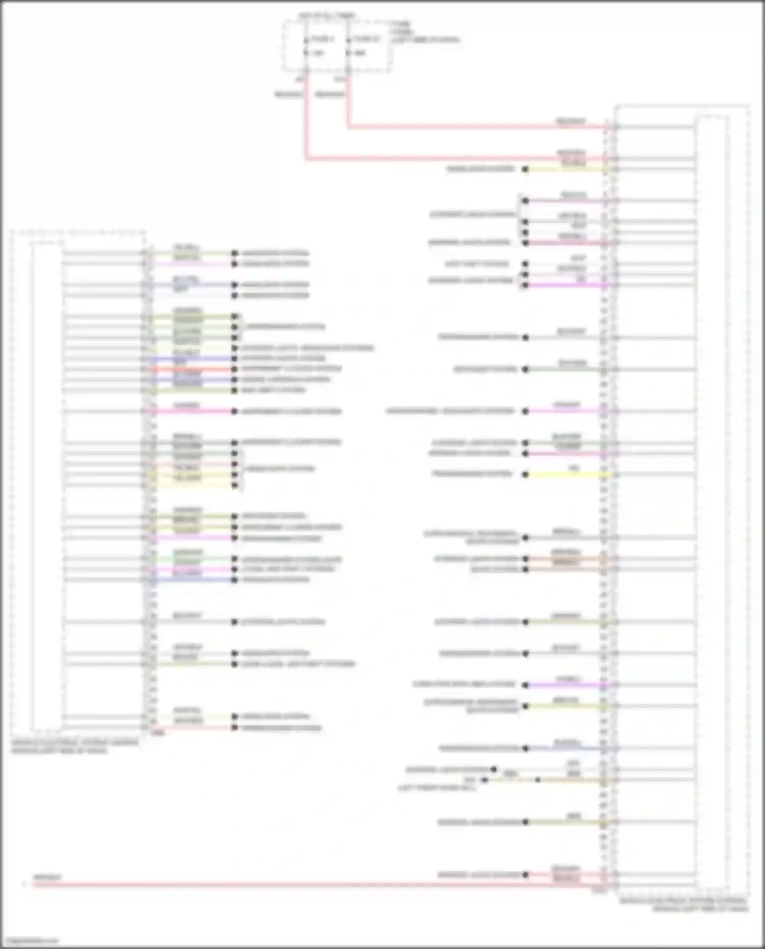 Wiring diagram computer data lines system for Volkswagen Golf GTI VII facelift (2017-2020) (20 of 86)