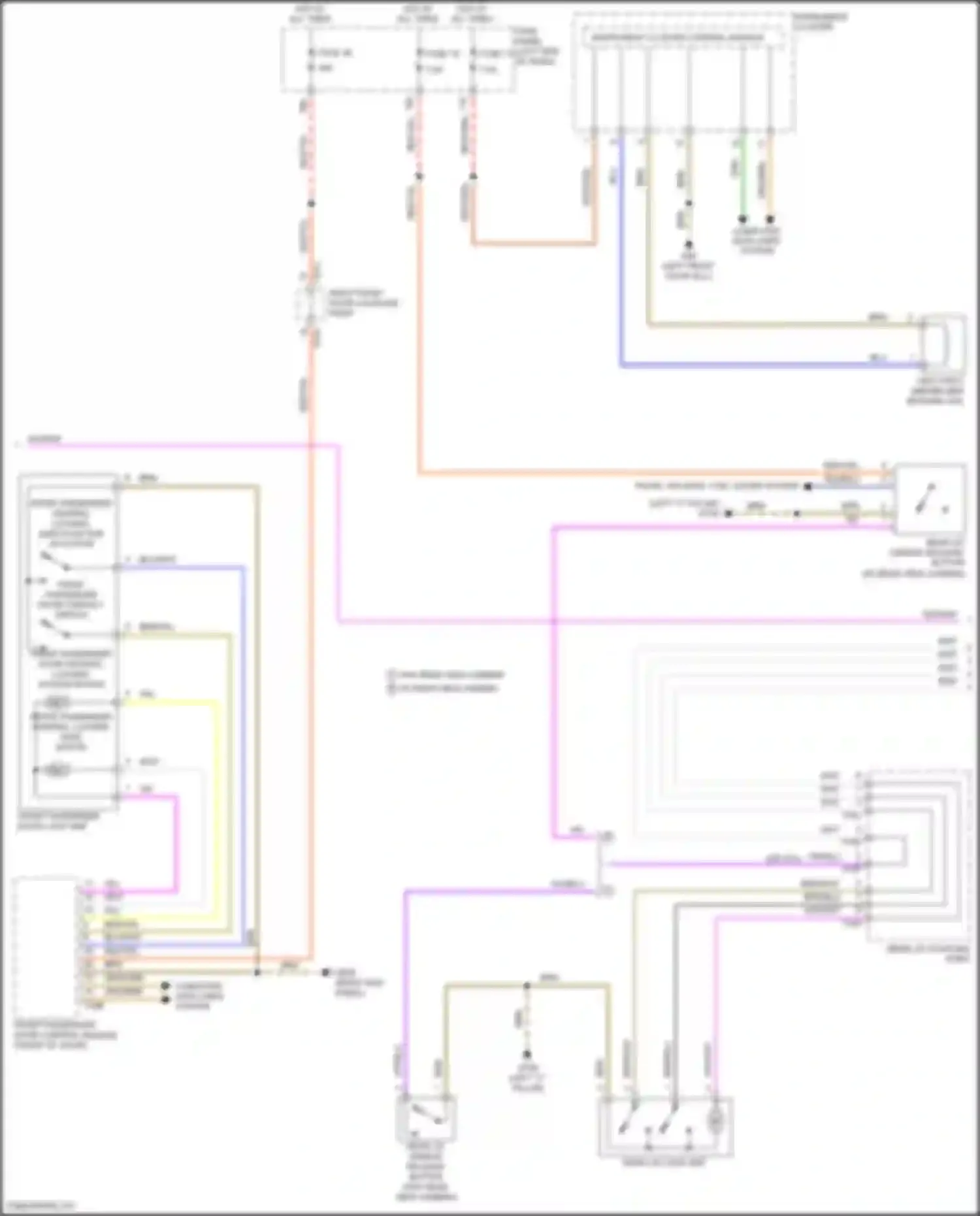Wiring diagram computer data lines system for Volkswagen Golf GTI VII facelift (2017-2020) (26 of 86)
