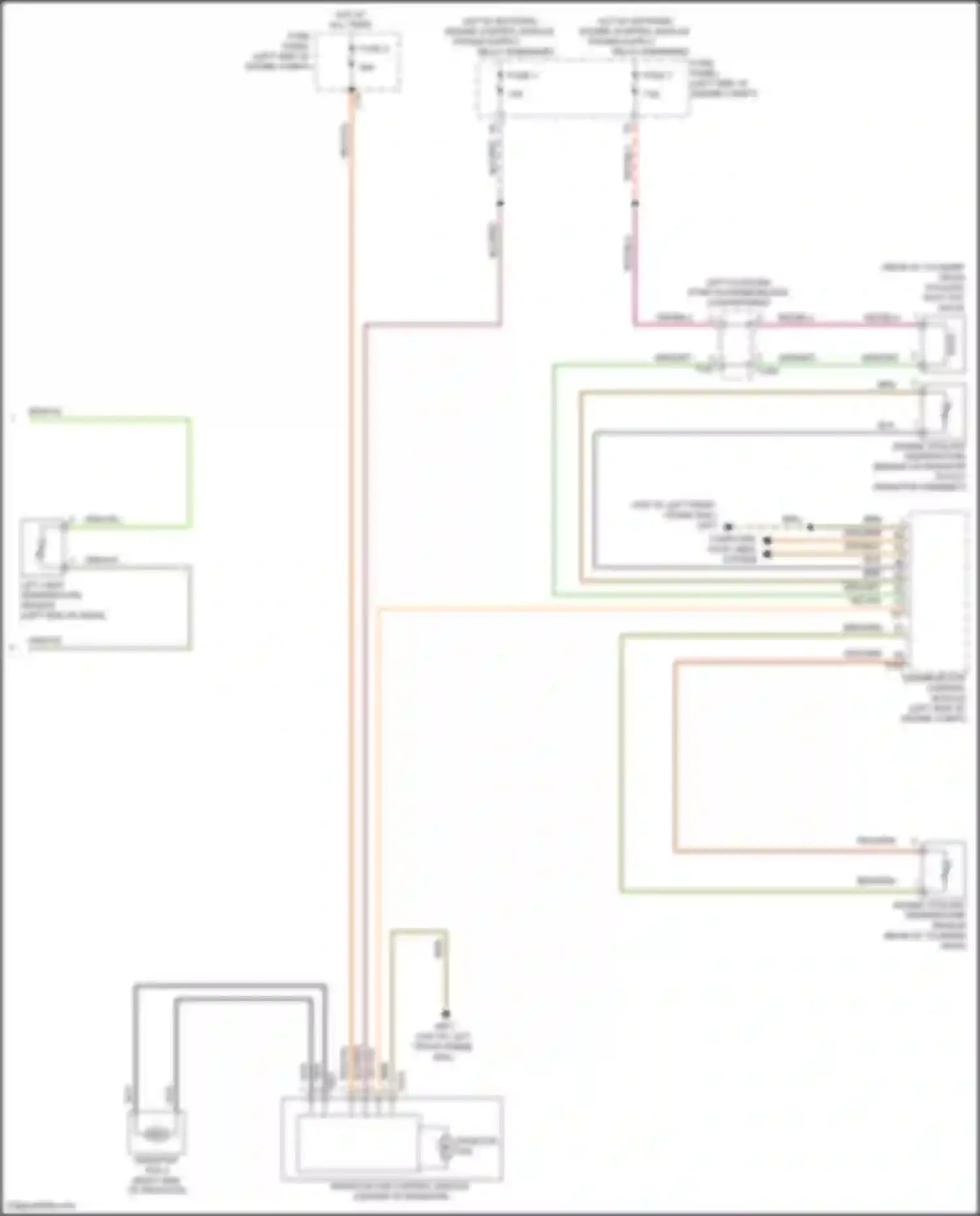 Wiring diagram computer data lines system for Volkswagen Golf GTI VII facelift (2017-2020) (72 of 86)