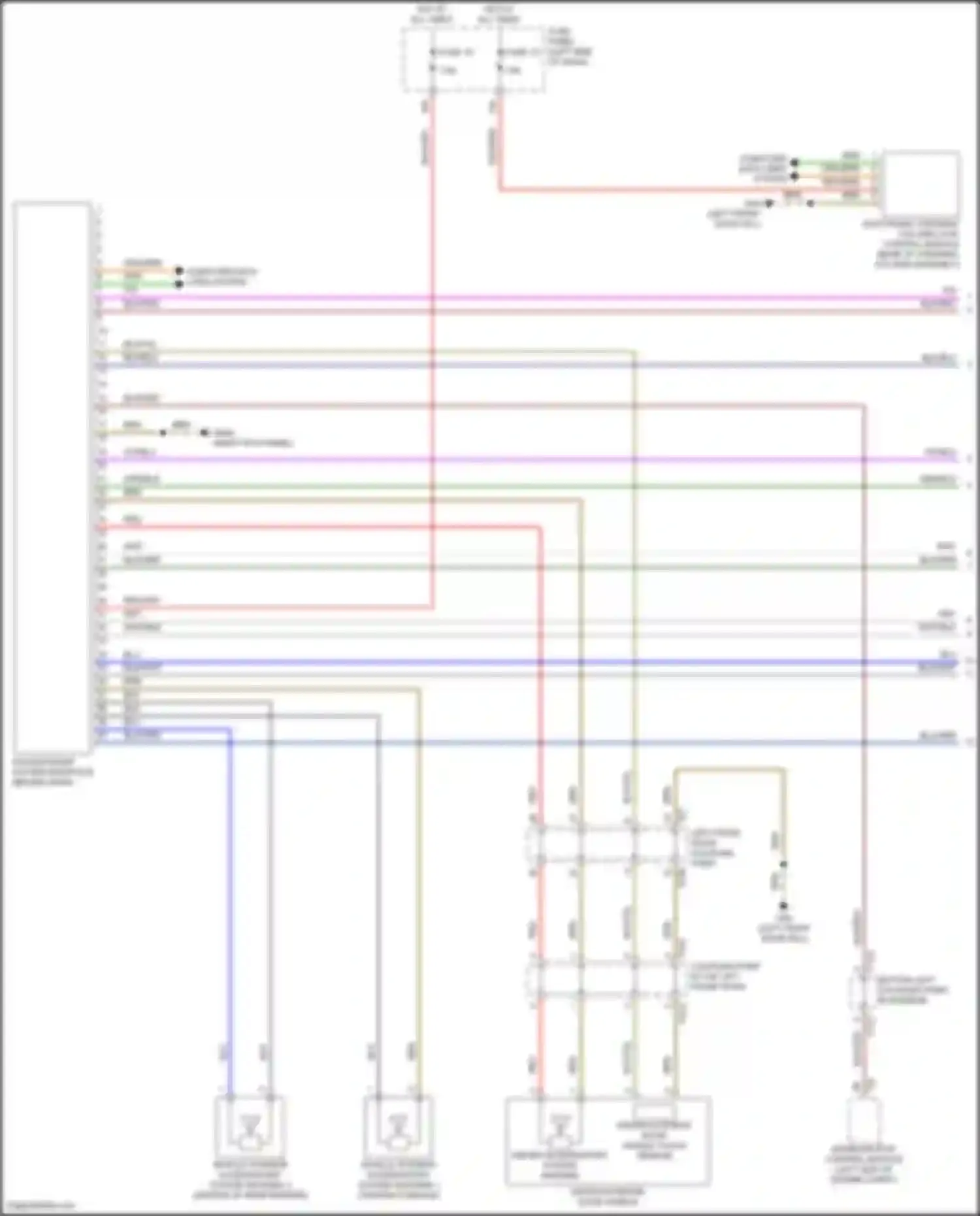 Wiring diagram computer data lines system for Volkswagen Golf GTI VII facelift (2017-2020) (21 of 86)