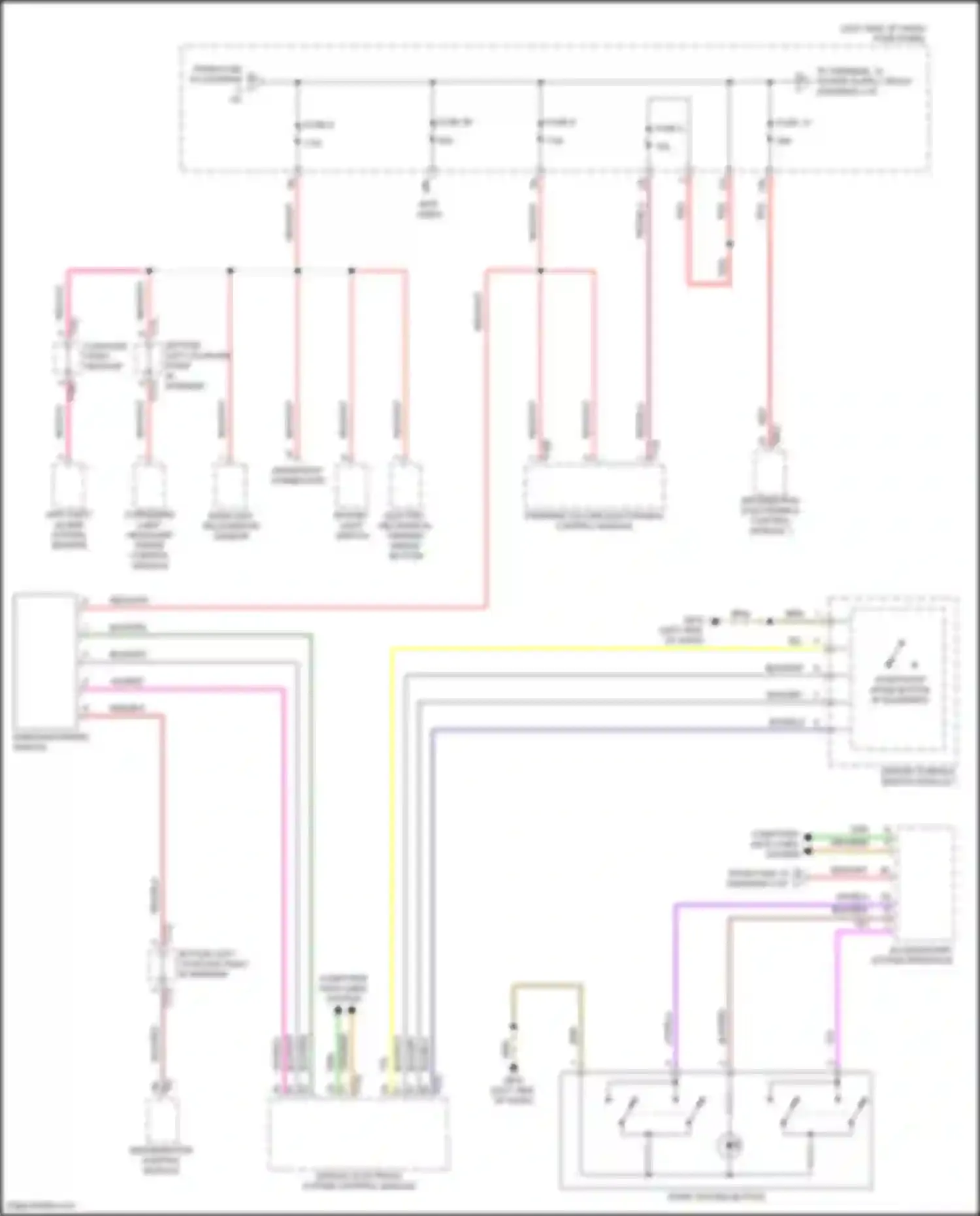 Wiring diagram computer data lines system for Volkswagen Golf GTI VII facelift (2017-2020) (69 of 86)