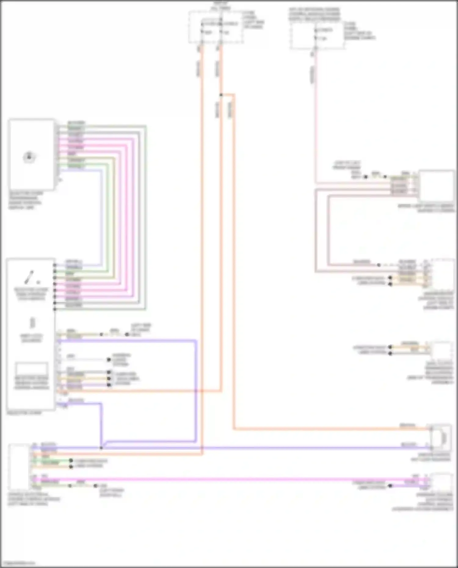 Wiring diagram computer data lines system for Volkswagen Golf GTI VII facelift (2017-2020) (75 of 86)