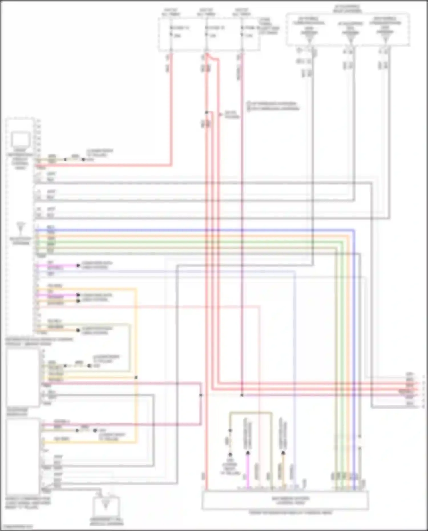 Wiring diagram computer data for Volkswagen Golf GTI VII facelift (2017-2020) (4 of 5)