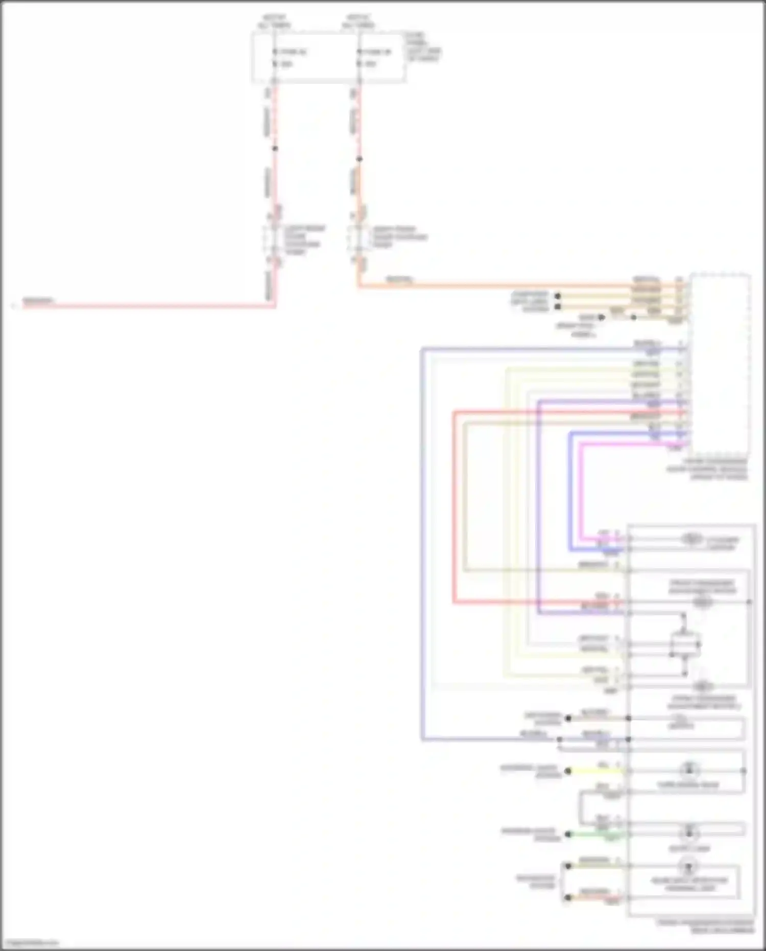 Wiring diagram defogger system for Volkswagen Golf GTI VII facelift (2017-2020) (7 of 10)