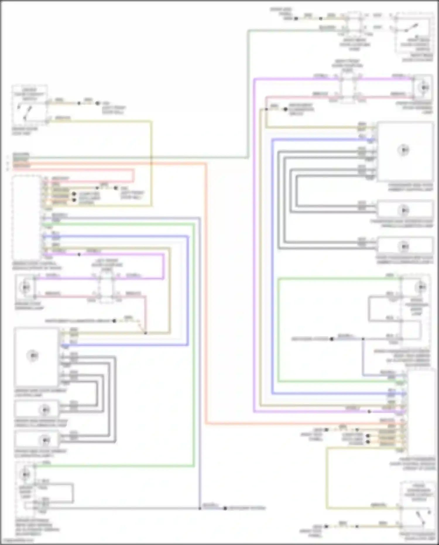 Wiring diagram defogger system for Volkswagen Golf GTI VII facelift (2017-2020) (1 of 10)