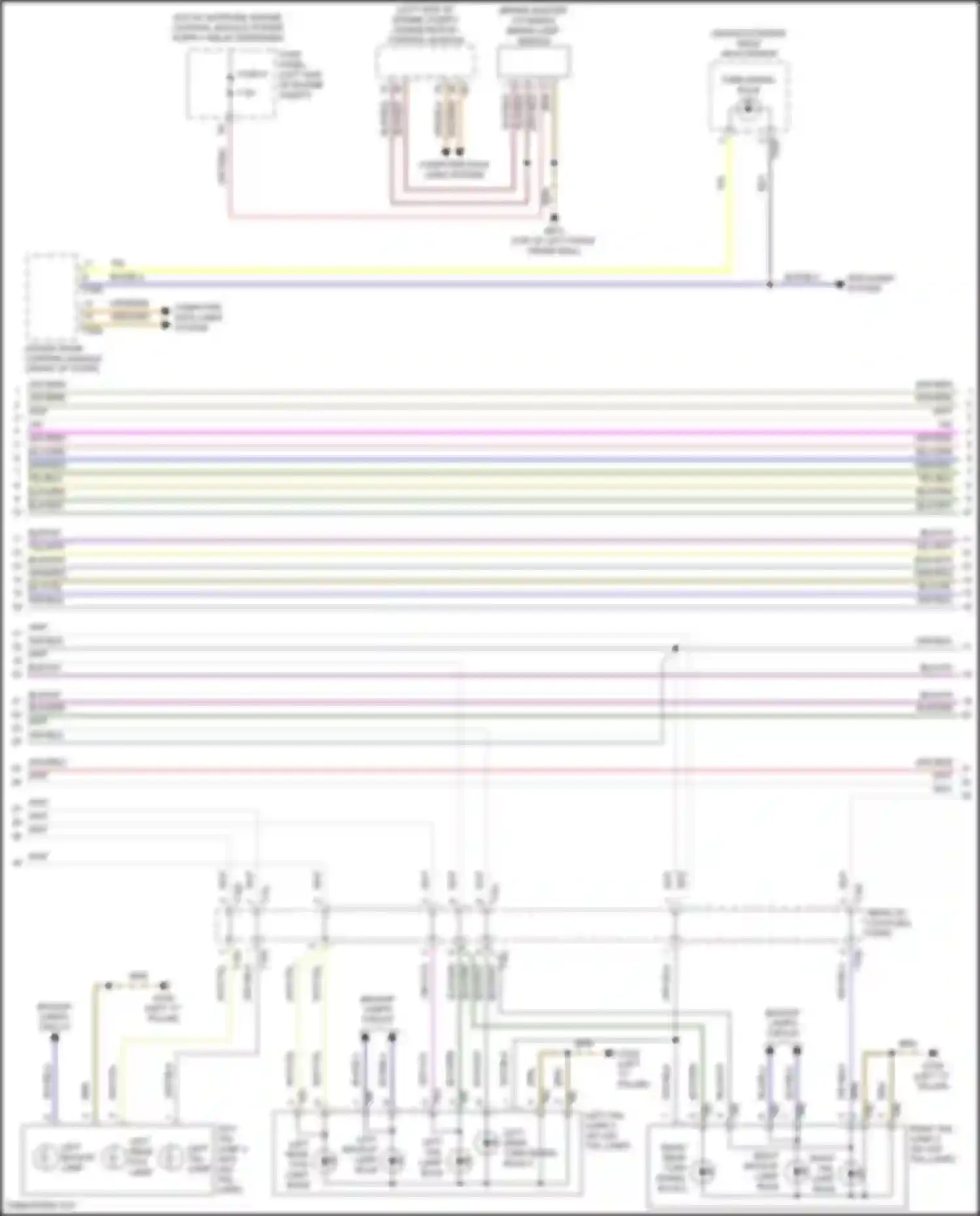 Wiring diagram defogger system for Volkswagen Golf GTI VII facelift (2017-2020) (2 of 10)