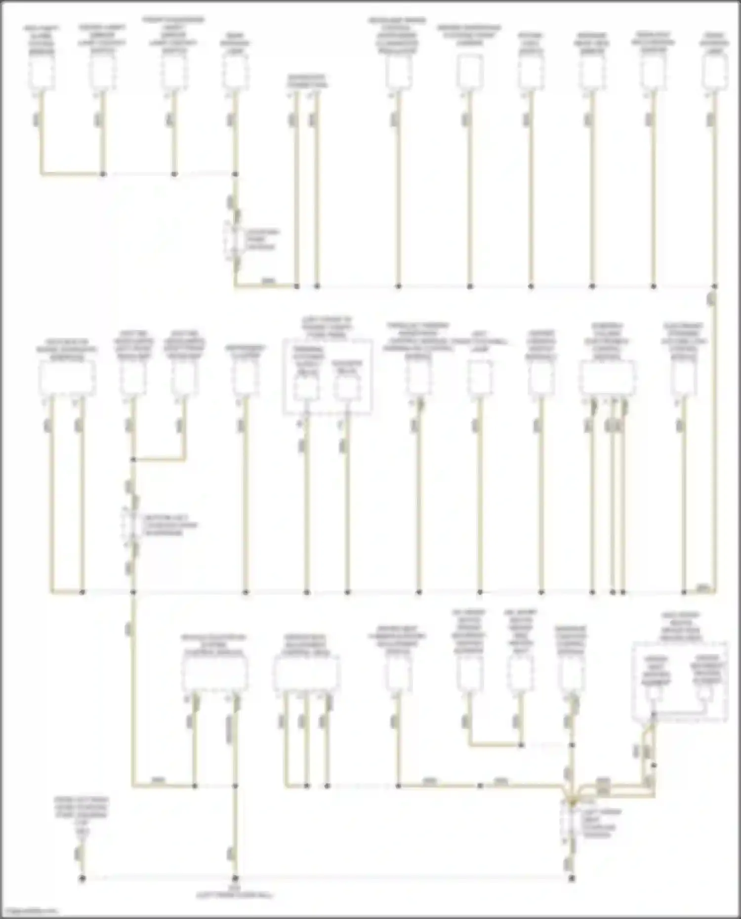 Wiring diagram driver backrest heating element for Volkswagen Golf GTI VII facelift (2017-2020) (1 of 3)