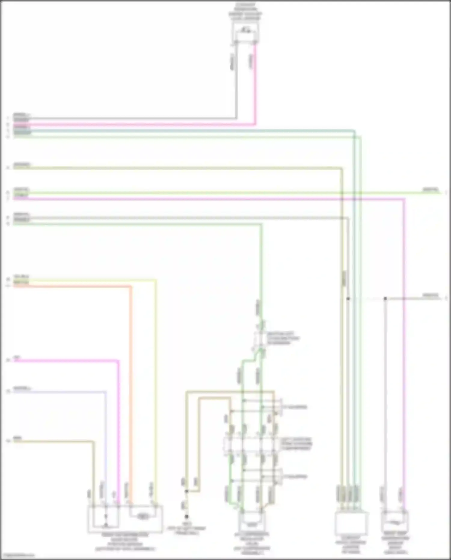 Wiring diagram engine coolant level sensor for Volkswagen Golf GTI VII facelift (2017-2020) (1 of 4)