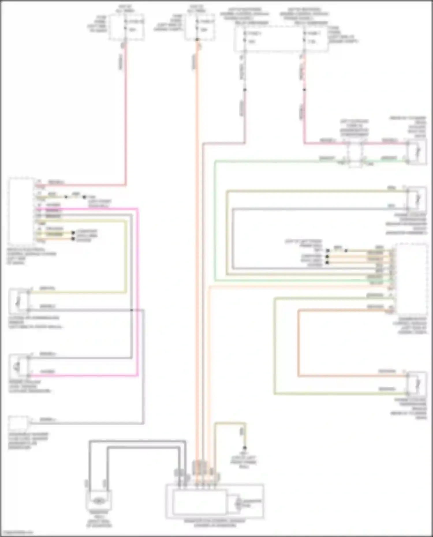 Wiring diagram engine coolant temperature sensor for Volkswagen Golf GTI VII facelift (2017-2020) (1 of 4)