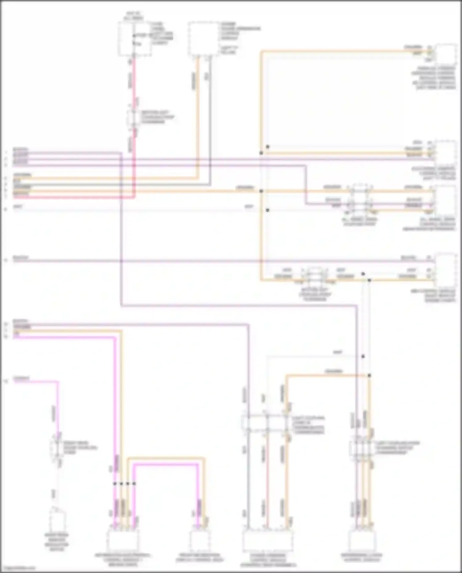 Wiring diagram front information display control head for Volkswagen Golf GTI VII facelift (2017-2020) (1 of 7)