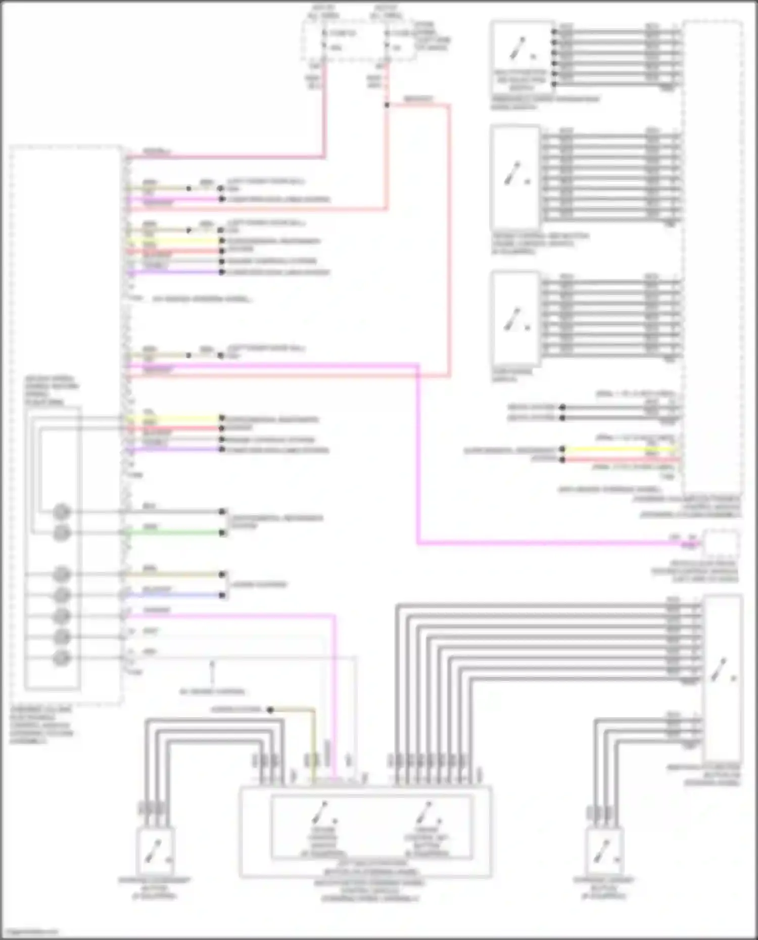 Wiring diagram multi-function ind selection switch for Volkswagen Golf GTI VII facelift (2017-2020) (1 of 1)