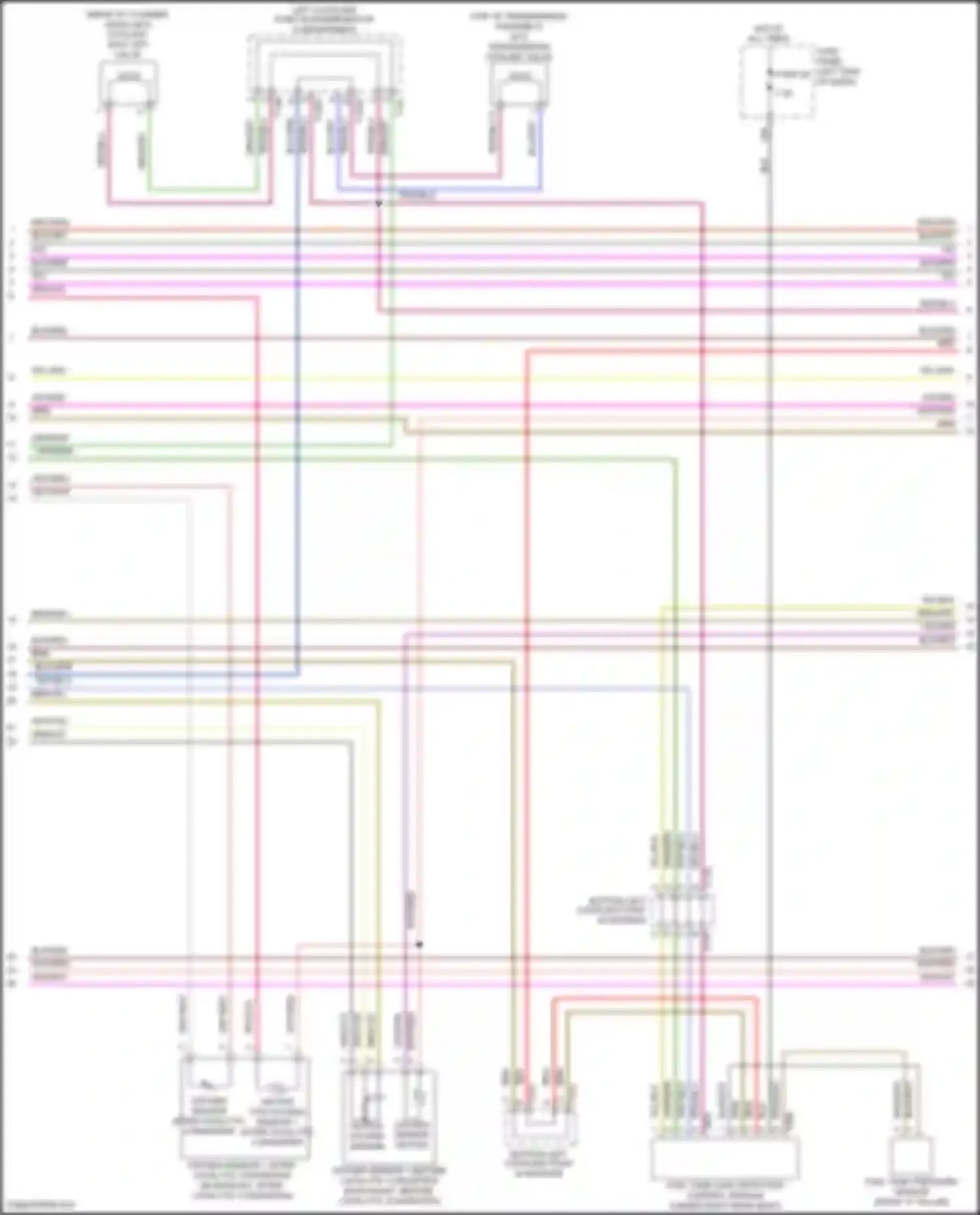 Wiring diagram oxygen sensor 1 after catalytic converter for Volkswagen Golf GTI VII facelift (2017-2020) (1 of 1)