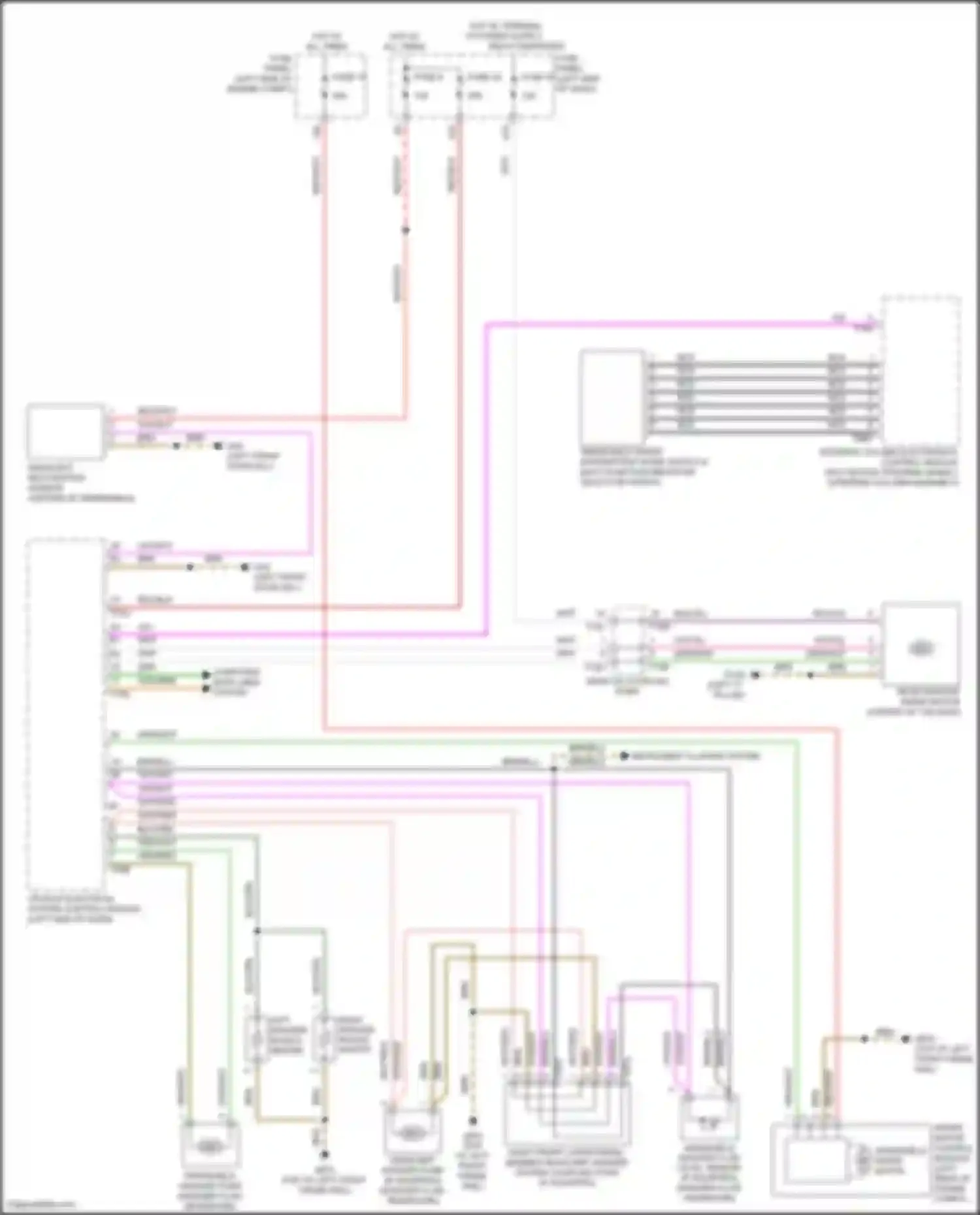 Wiring diagram rain/light recognition sensor for Volkswagen Golf GTI VII facelift (2017-2020) (8 of 8)