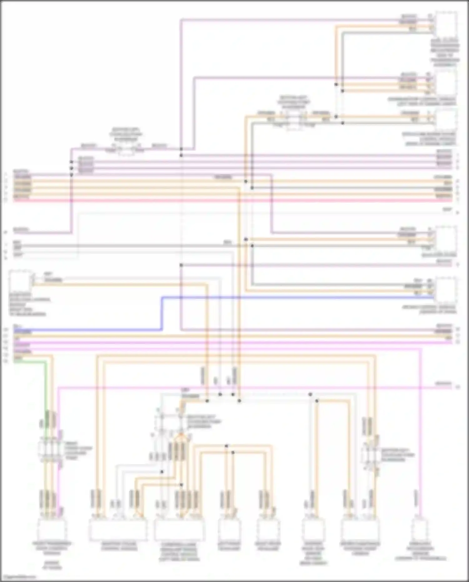 Wiring diagram rain/light recognition sensor for Volkswagen Golf GTI VII facelift (2017-2020) (1 of 8)