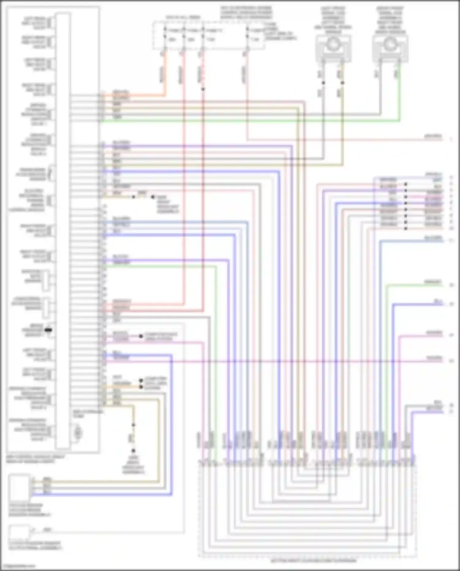 Wiring diagram rotation rate sensor for Volkswagen Golf GTI VII facelift (2017-2020) (1 of 1)