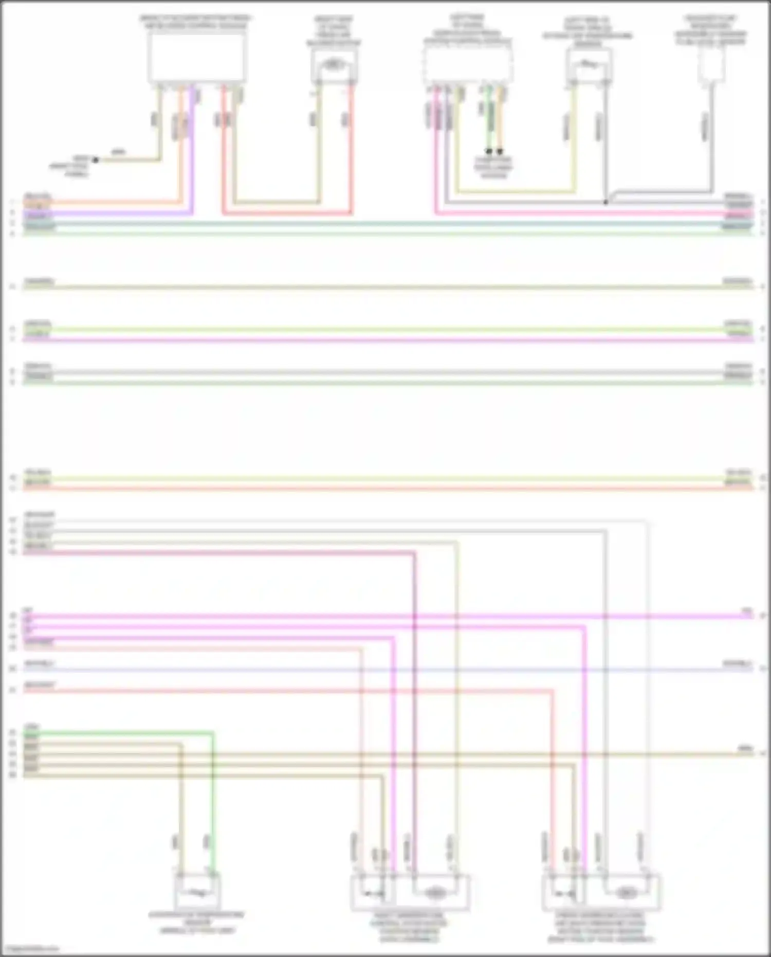Wiring diagram windshield washer fluid level sensor for Volkswagen Golf GTI VII facelift (2017-2020) (1 of 5)