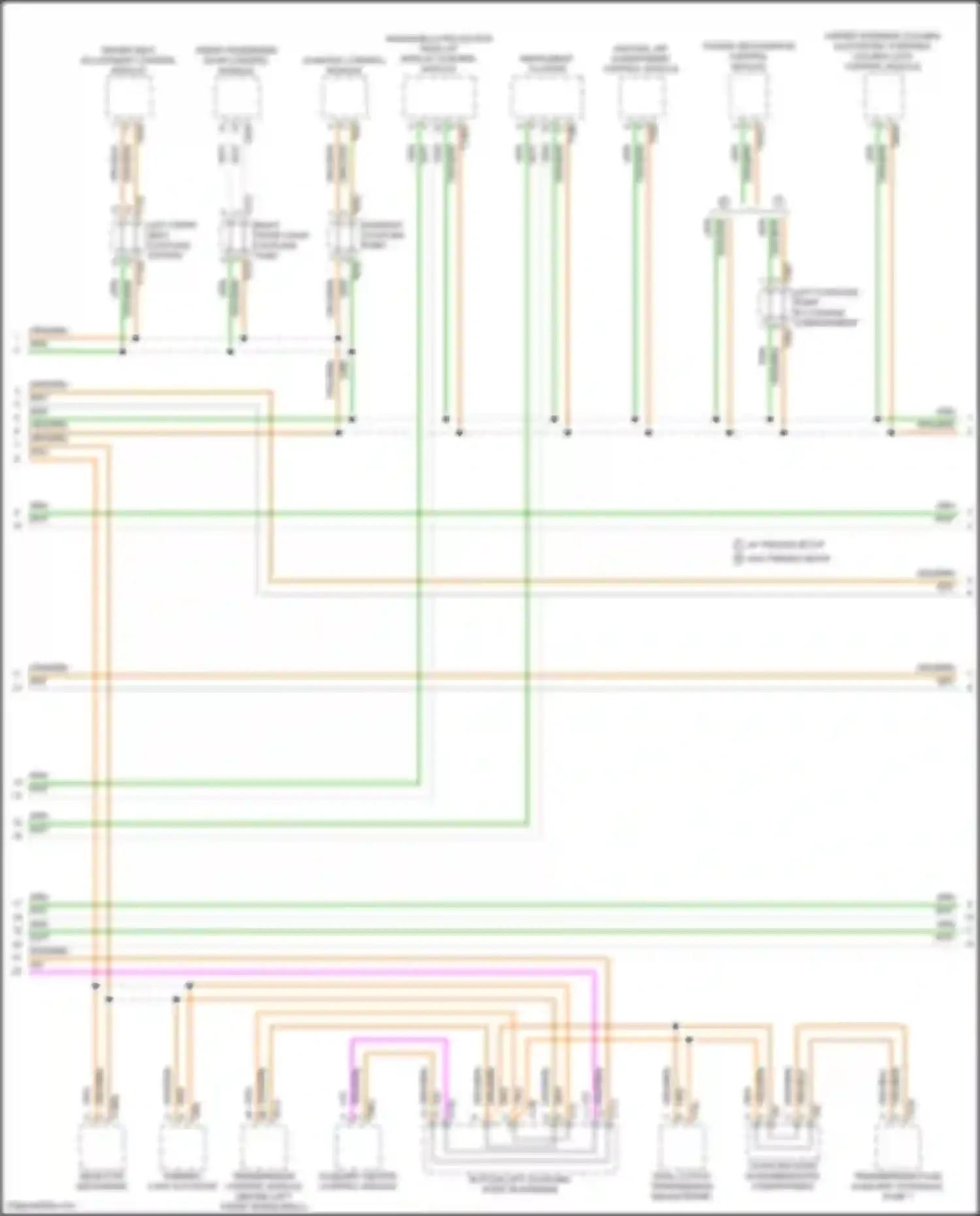 Wiring diagram auxiliary heater control module for Volkswagen Golf GTI VIII (2019-2024) (1 of 1)
