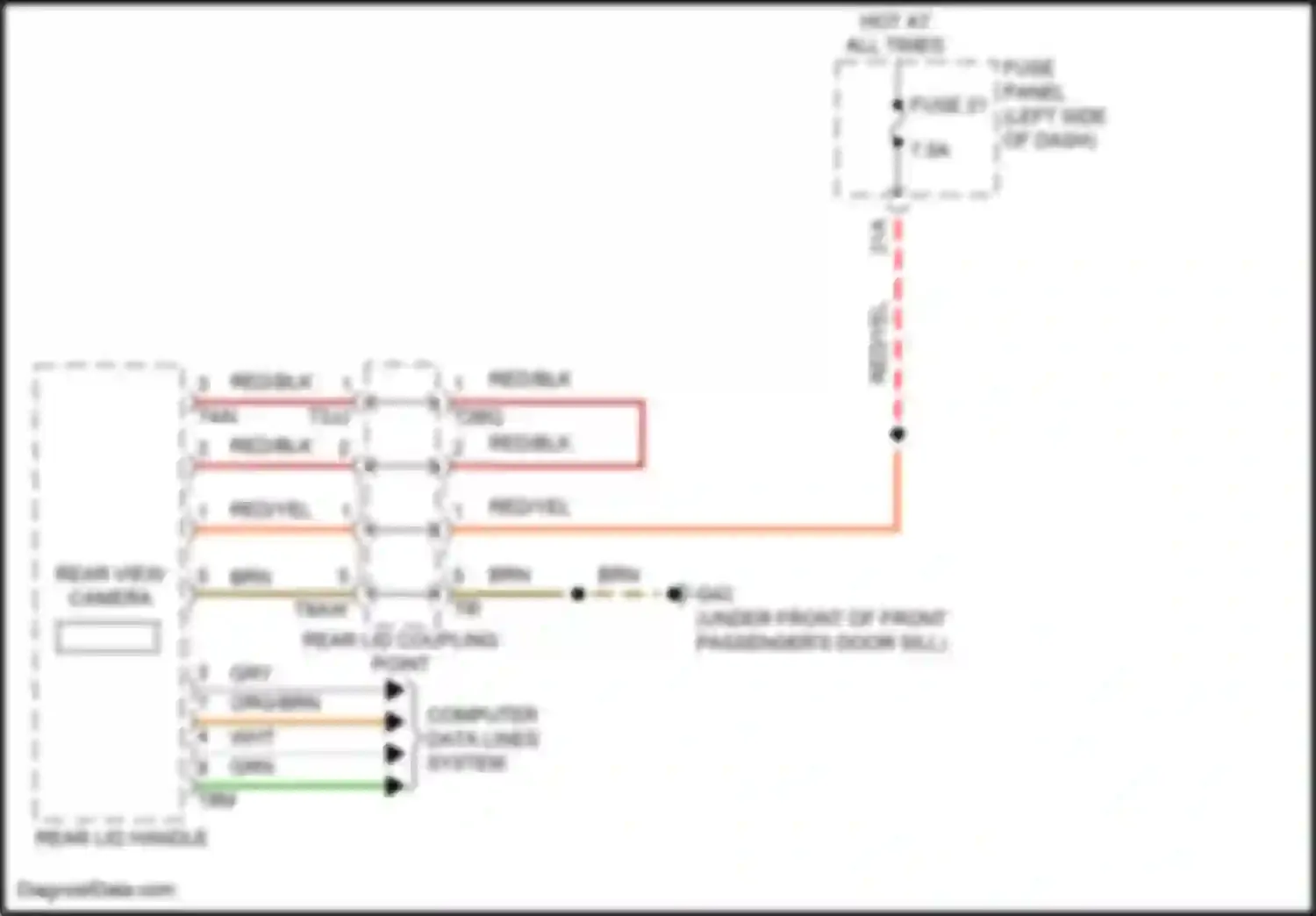 Wiring diagram computer data lines system for Volkswagen Golf GTI VIII (2019-2024) (70 of 77)