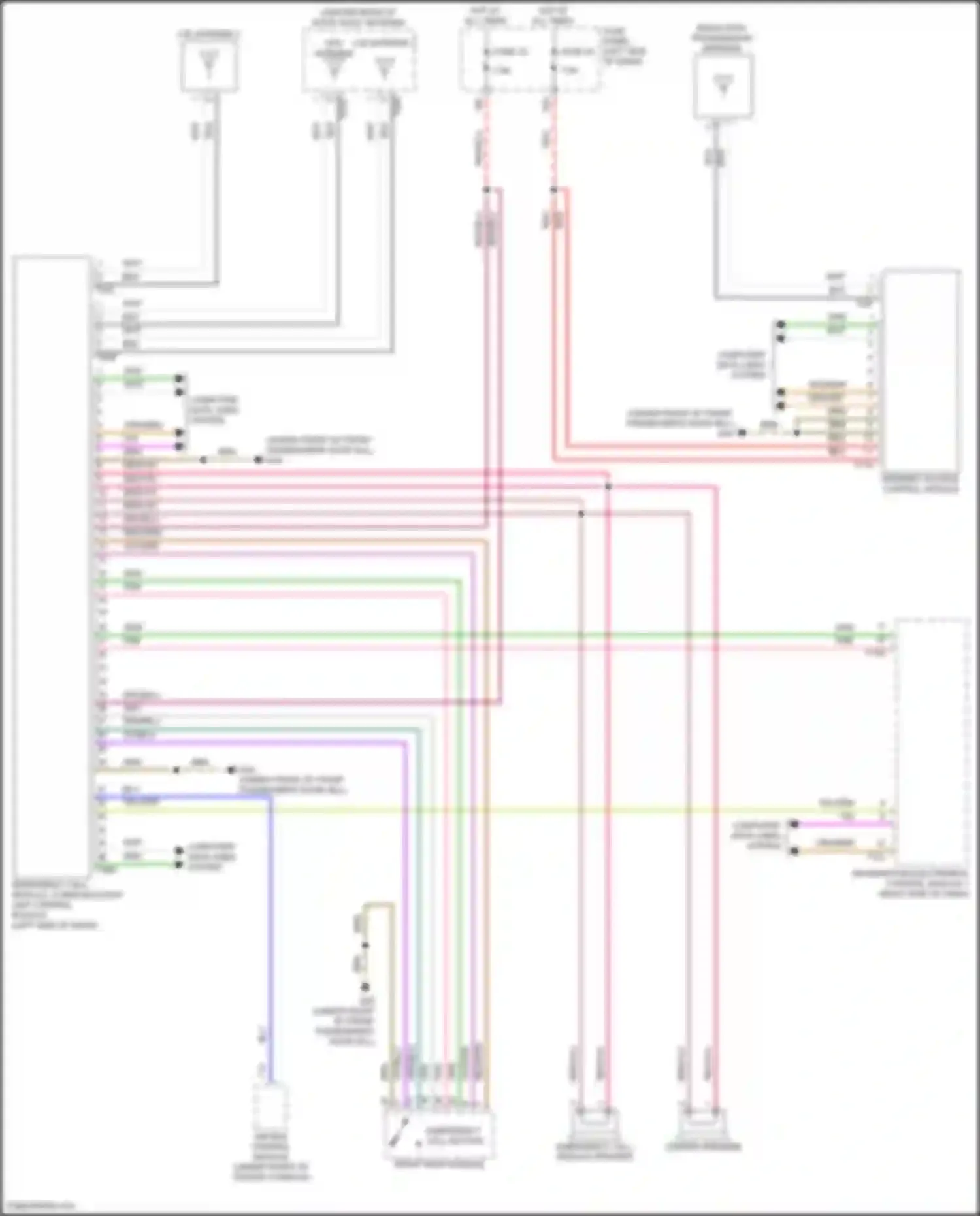 Wiring diagram computer data lines system for Volkswagen Golf GTI VIII (2019-2024) (61 of 77)