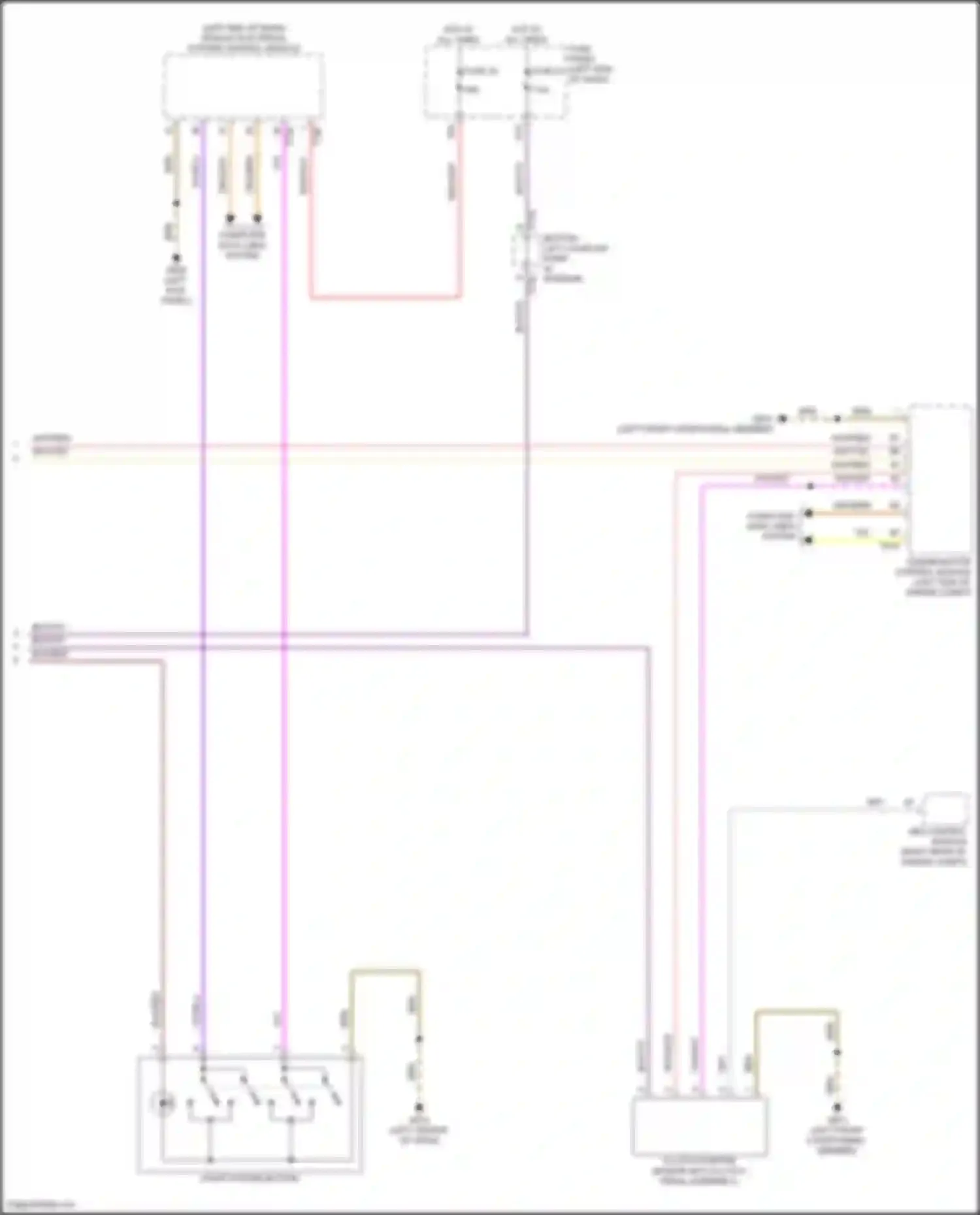 Wiring diagram start system button for Volkswagen Golf GTI VIII (2019-2024) (5 of 5)