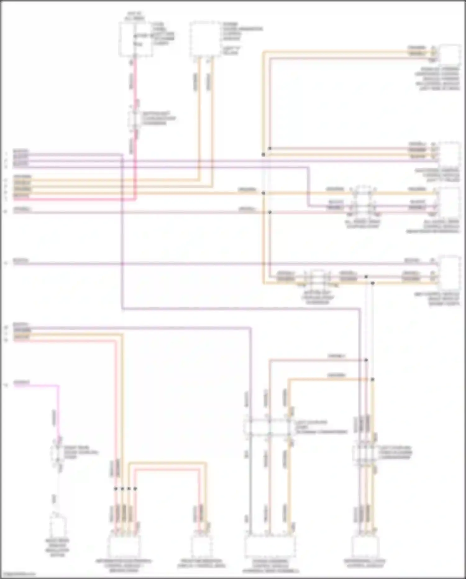 Golf R Volkswagen VII facelift (2017-2020): Computer data lines circuit (3 of 3)
