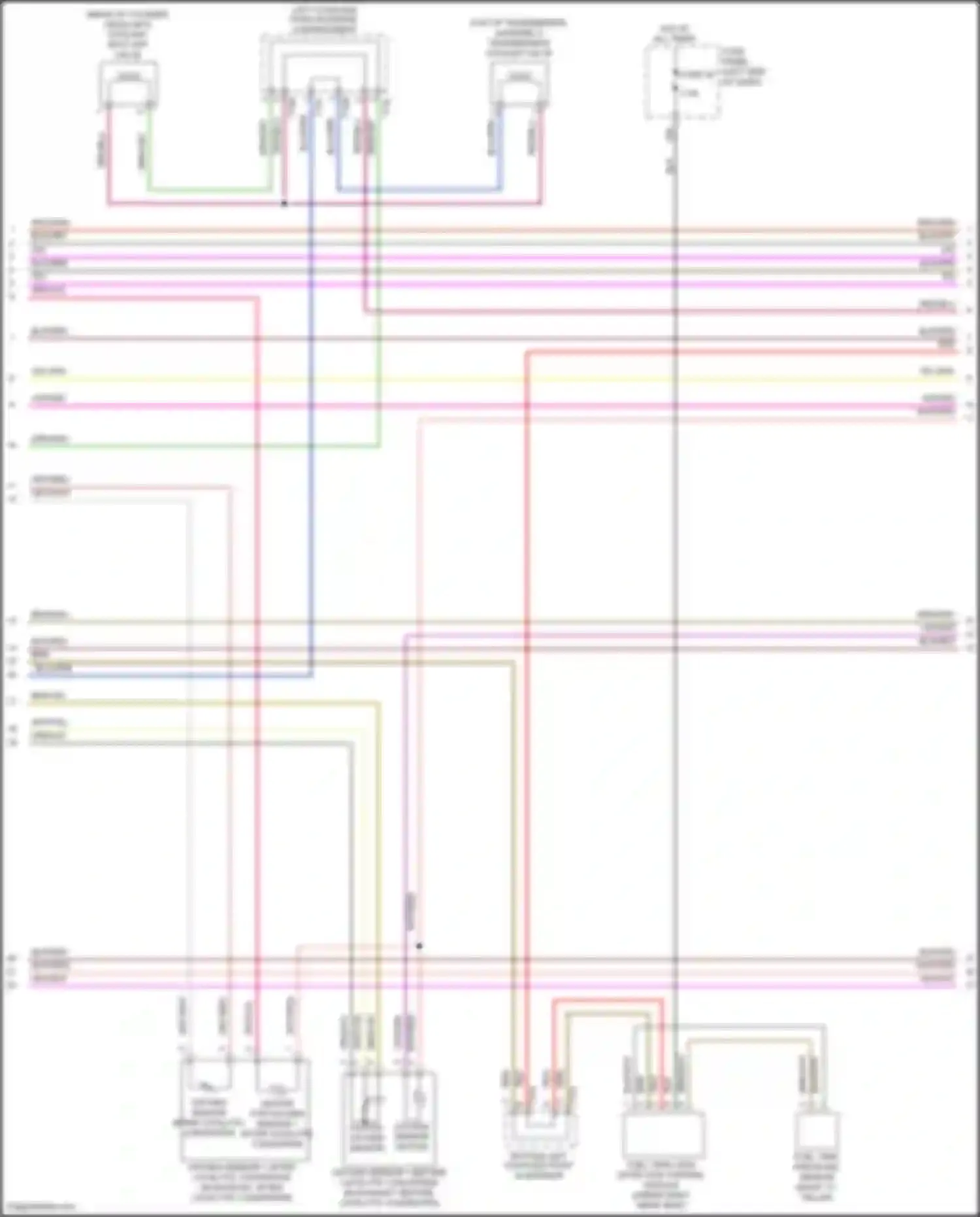 Golf R Volkswagen VII facelift (2017-2020): Wiring diagram engine performance 2.0l turbo, engine controls circuit (2 of 9)
