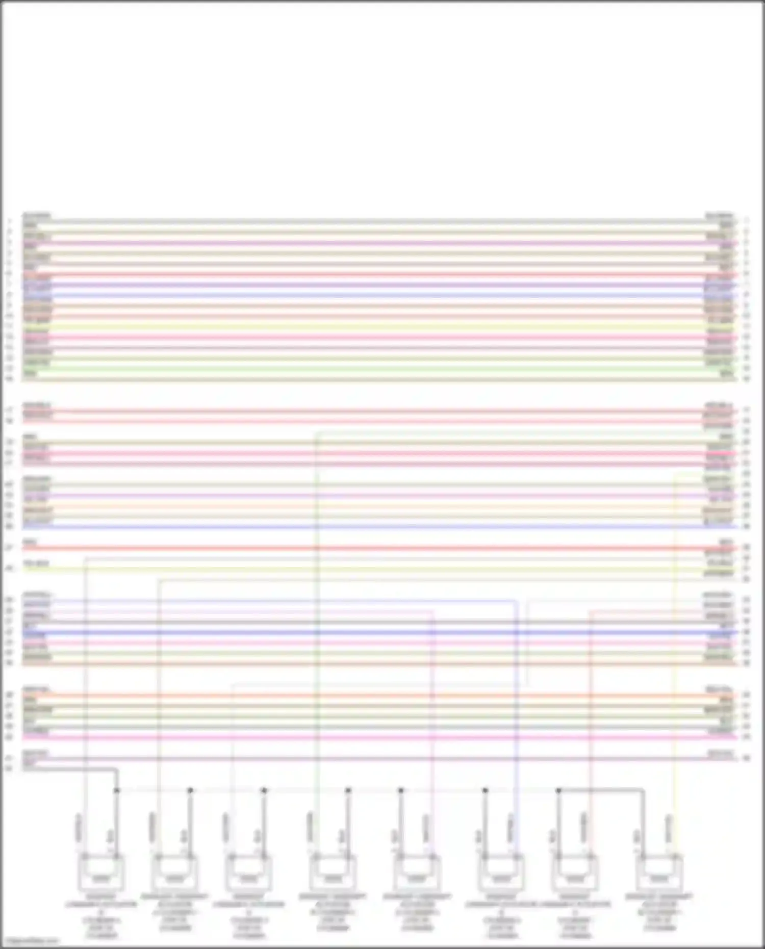Golf R Volkswagen VII facelift (2017-2020): Wiring diagram engine performance 2.0l turbo, engine controls circuit (6 of 9)