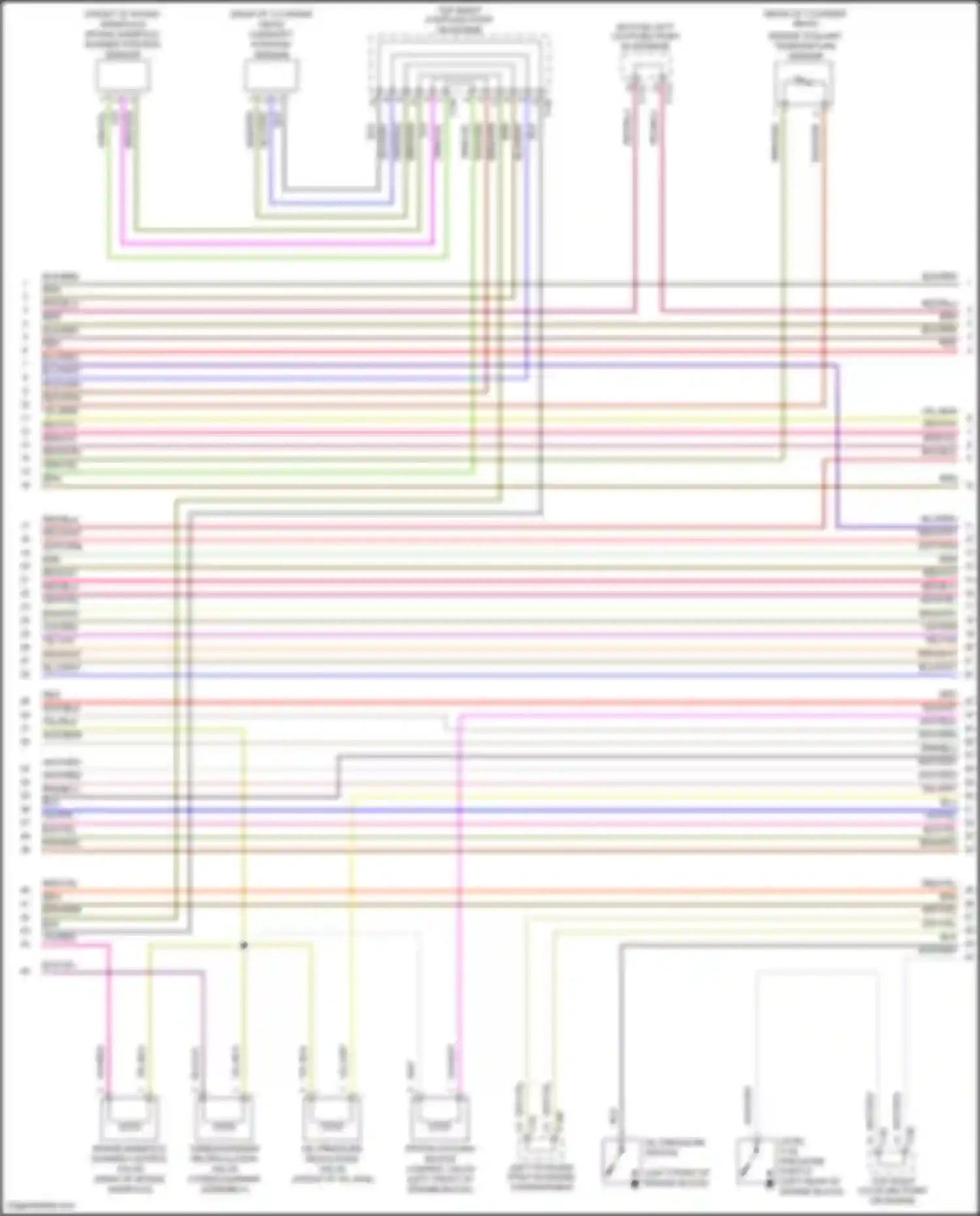 Golf R Volkswagen VII facelift (2017-2020): Wiring diagram engine performance 2.0l turbo, engine controls circuit (7 of 9)